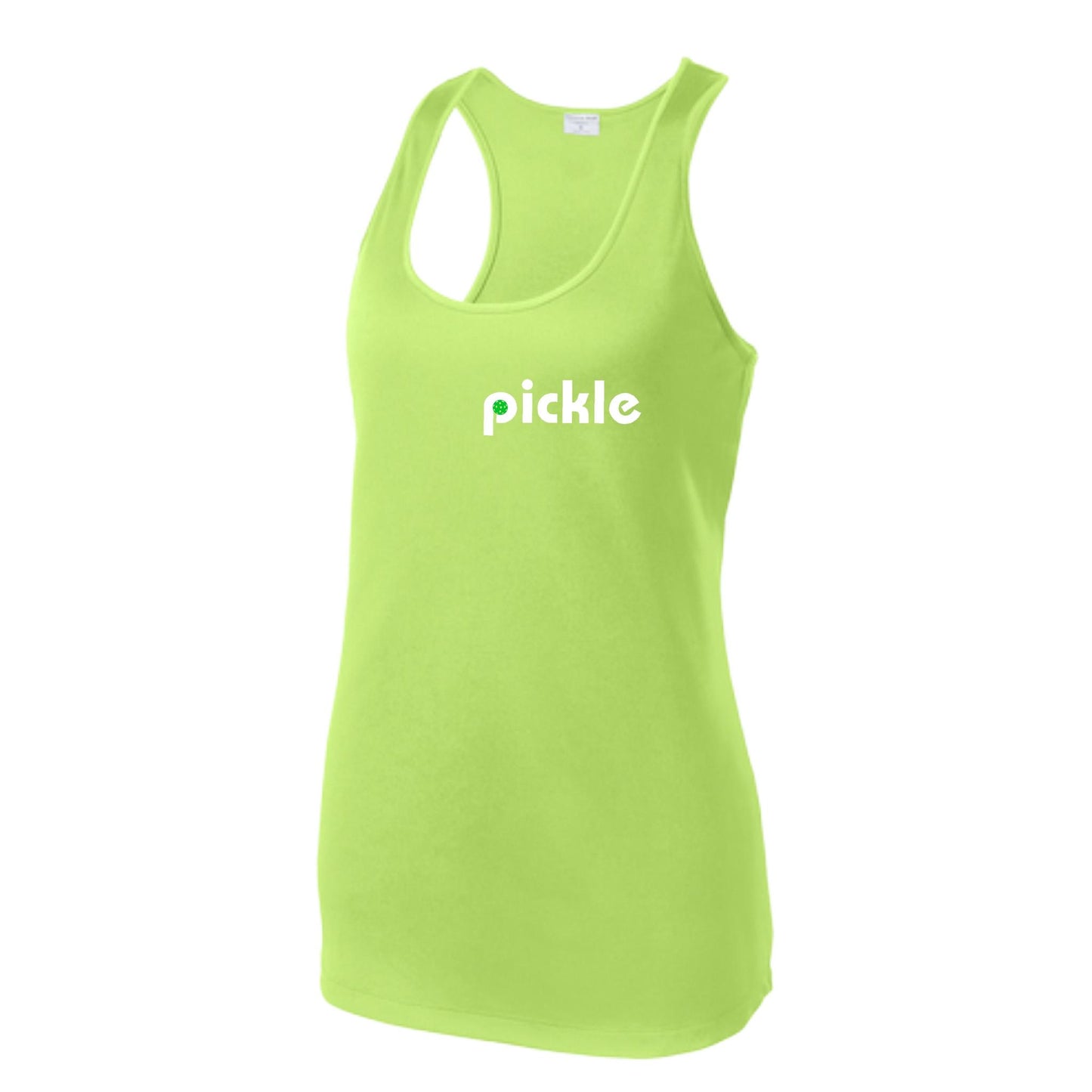 Pickle (Customizable) | Women's Racerback Pickleball Tank | 100% Polyester