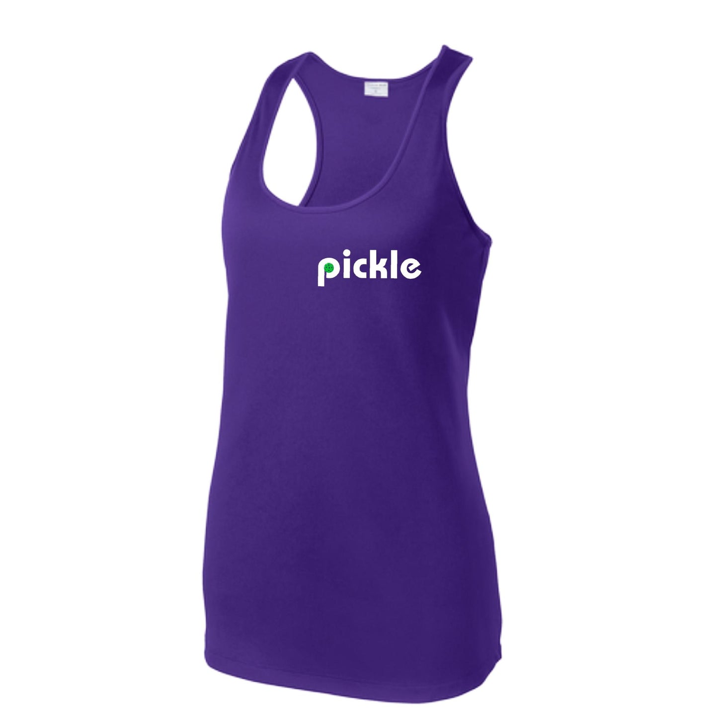 Pickle (Customizable) | Women's Racerback Pickleball Tank | 100% Polyester