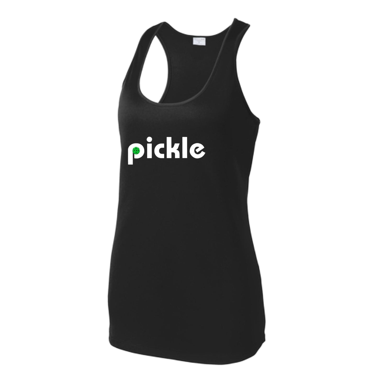 Pickle (Customizable) | Women's Racerback Pickleball Tank | 100% Polyester