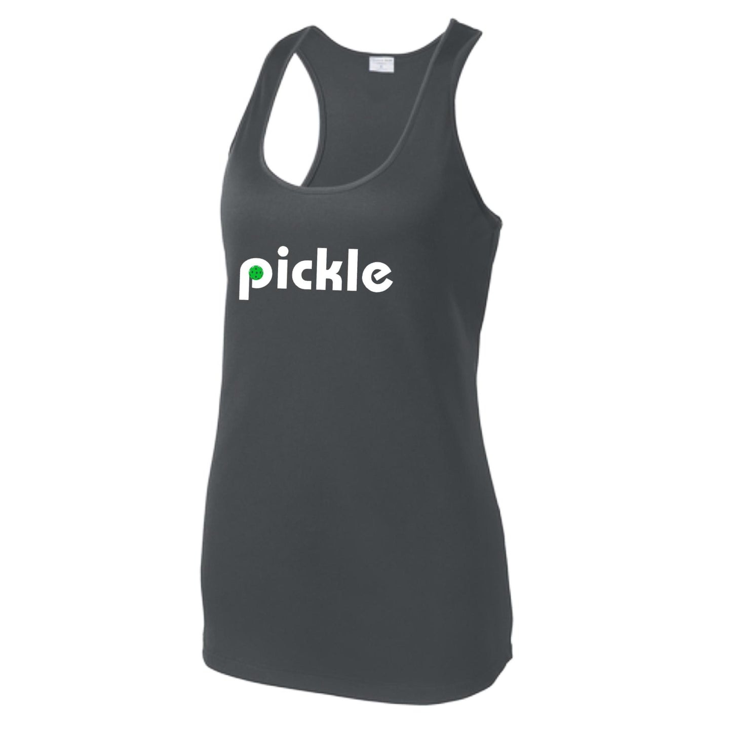 Pickle (Customizable) | Women's Racerback Pickleball Tank | 100% Polyester