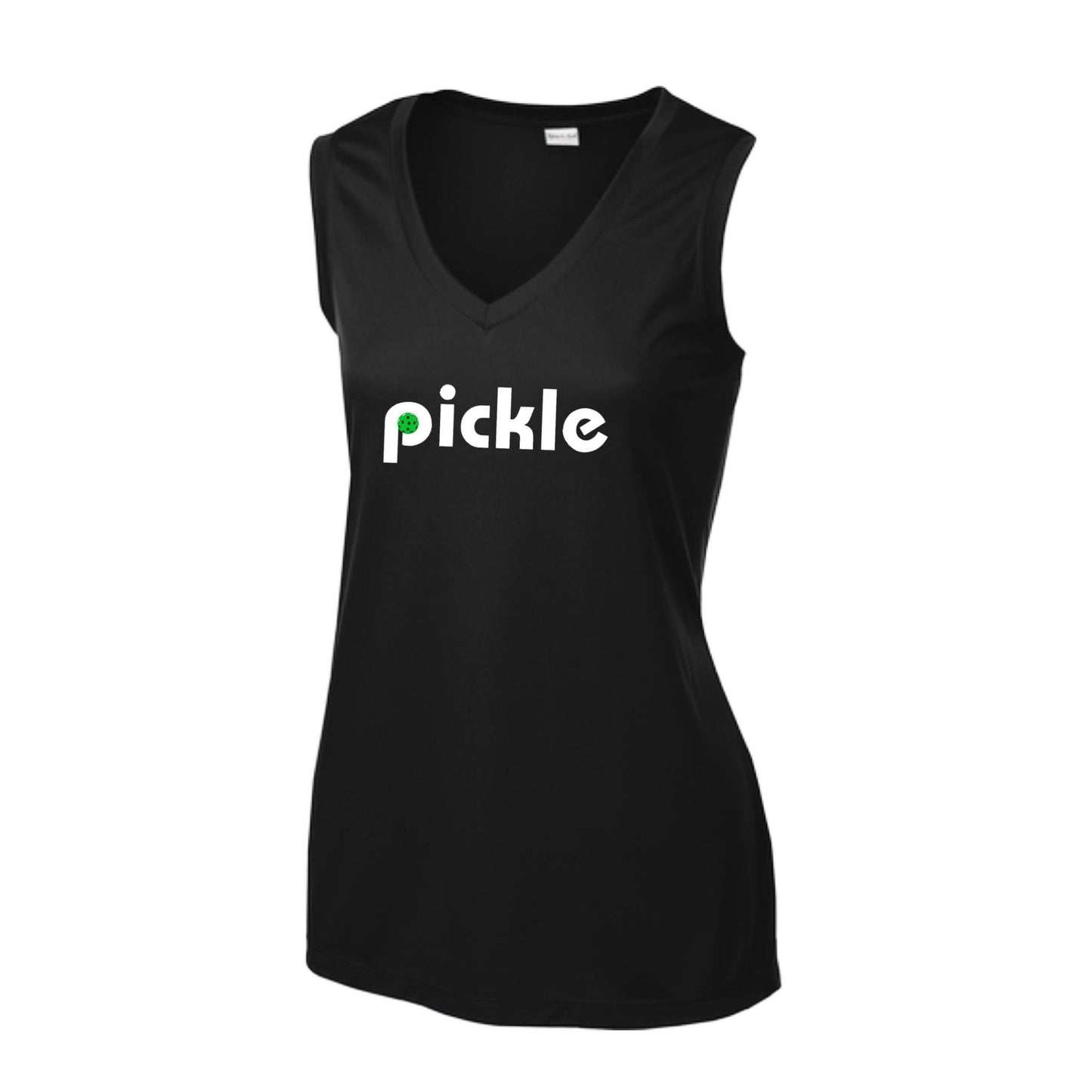 Pickle (Customizable) | Women’s Sleeveless Athletic Performance T-Shirt | 100% Polyester