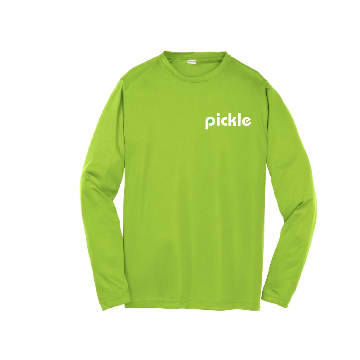 Pickle (Customizable) | Youth Long Sleeve Pickleball Performance T-Shirts | 100% Polyester