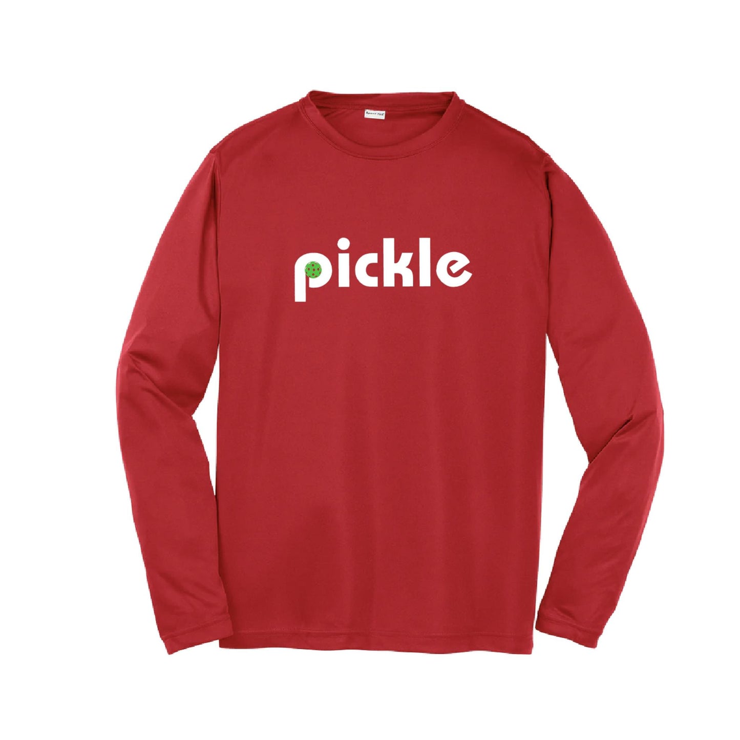 Pickle (Customizable) | Youth Long Sleeve Pickleball Performance T-Shirts | 100% Polyester