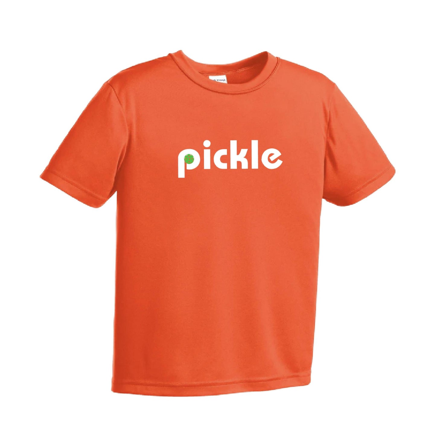 Pickle (Customizable) | Youth Short Sleeve Pickleball Performance T-Shirts | 100% Polyester