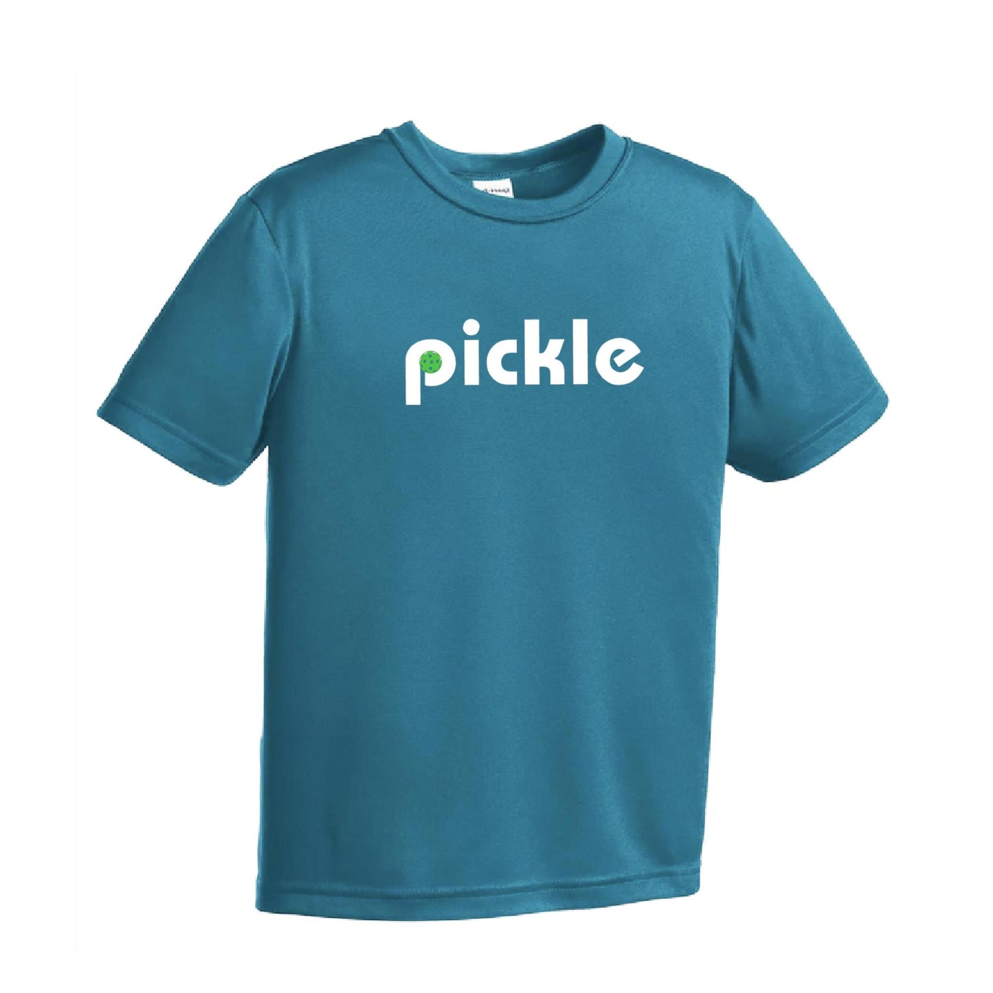 Pickle (Customizable) | Youth Short Sleeve Pickleball Performance T-Shirts | 100% Polyester