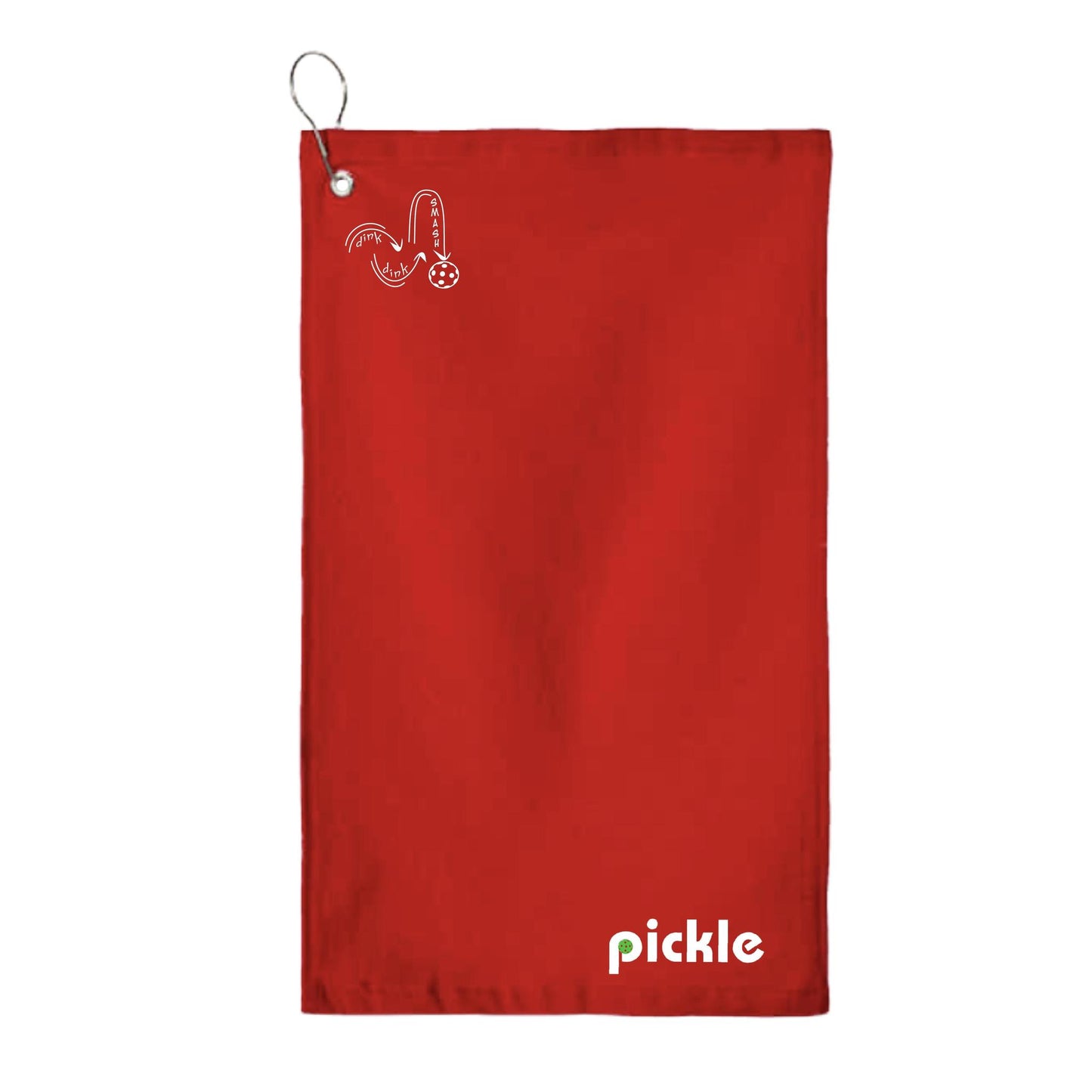 Pickle | Pickleball Court Towels | Grommeted 100% Cotton Terry Velour