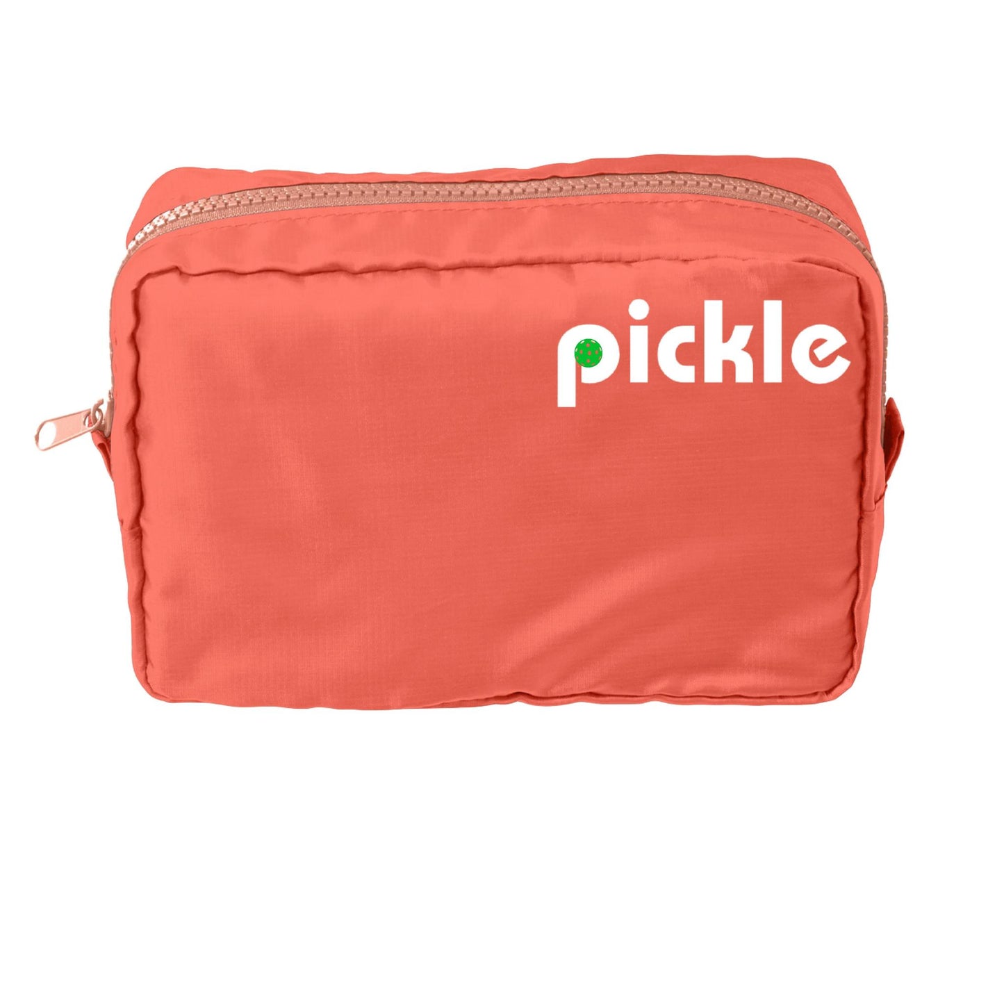Pickle | Pickleball Dimensional Cosmetic Pouch Bag | Small Size Court Dimensional Bag