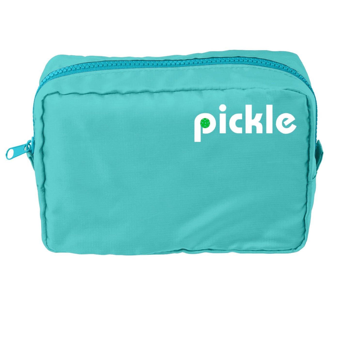 Pickle | Pickleball Dimensional Cosmetic Pouch Bag | Small Size Court Dimensional Bag