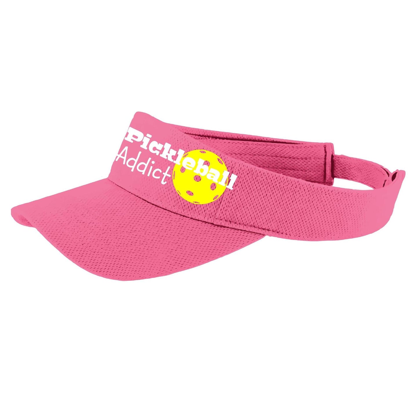 Pickleball Addict | Pickleball Visors | Moisture Wicking 100% Polyester