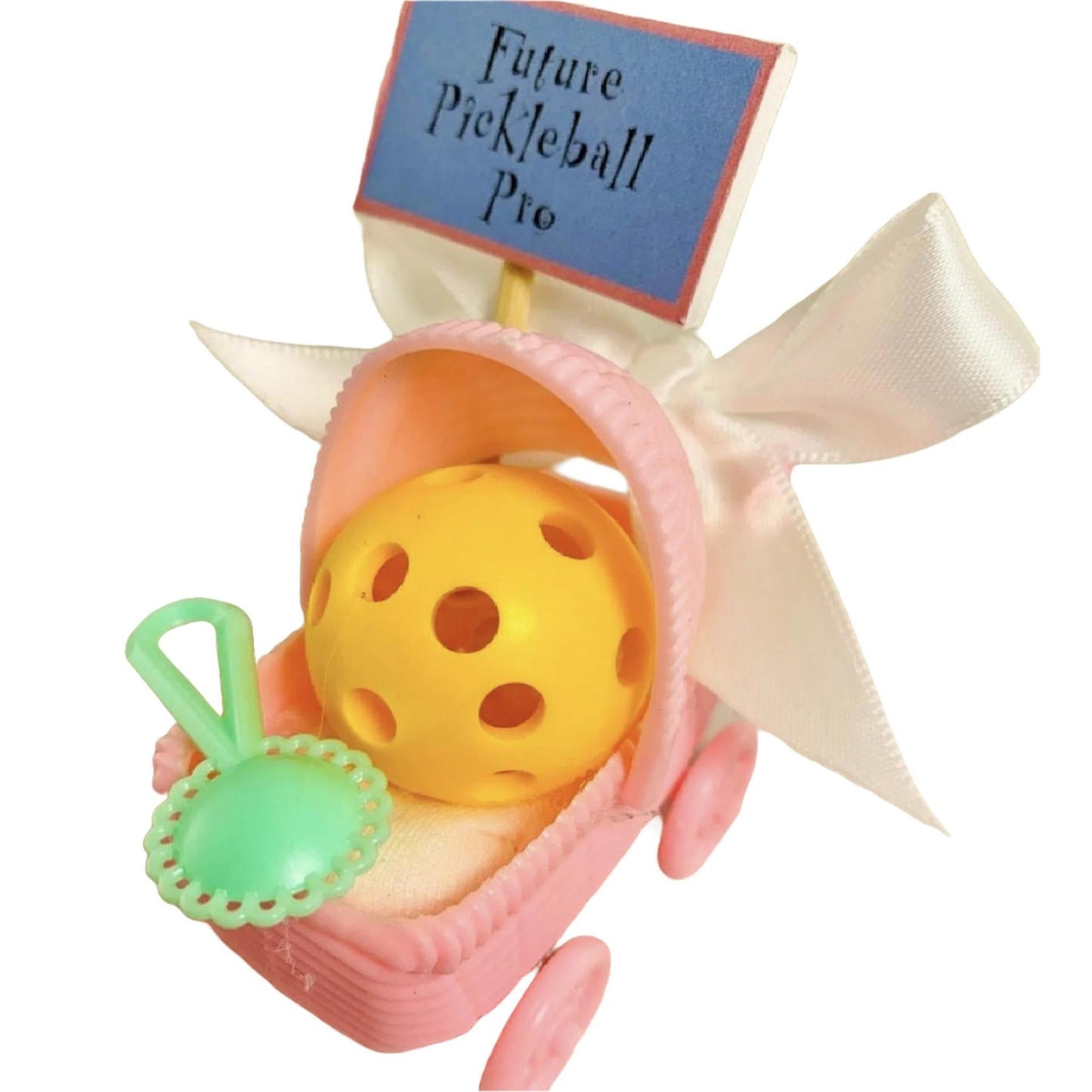 Pickleball Carriage Baby Shower Favors (Set Of 6) | Fun Pickleball Gifts