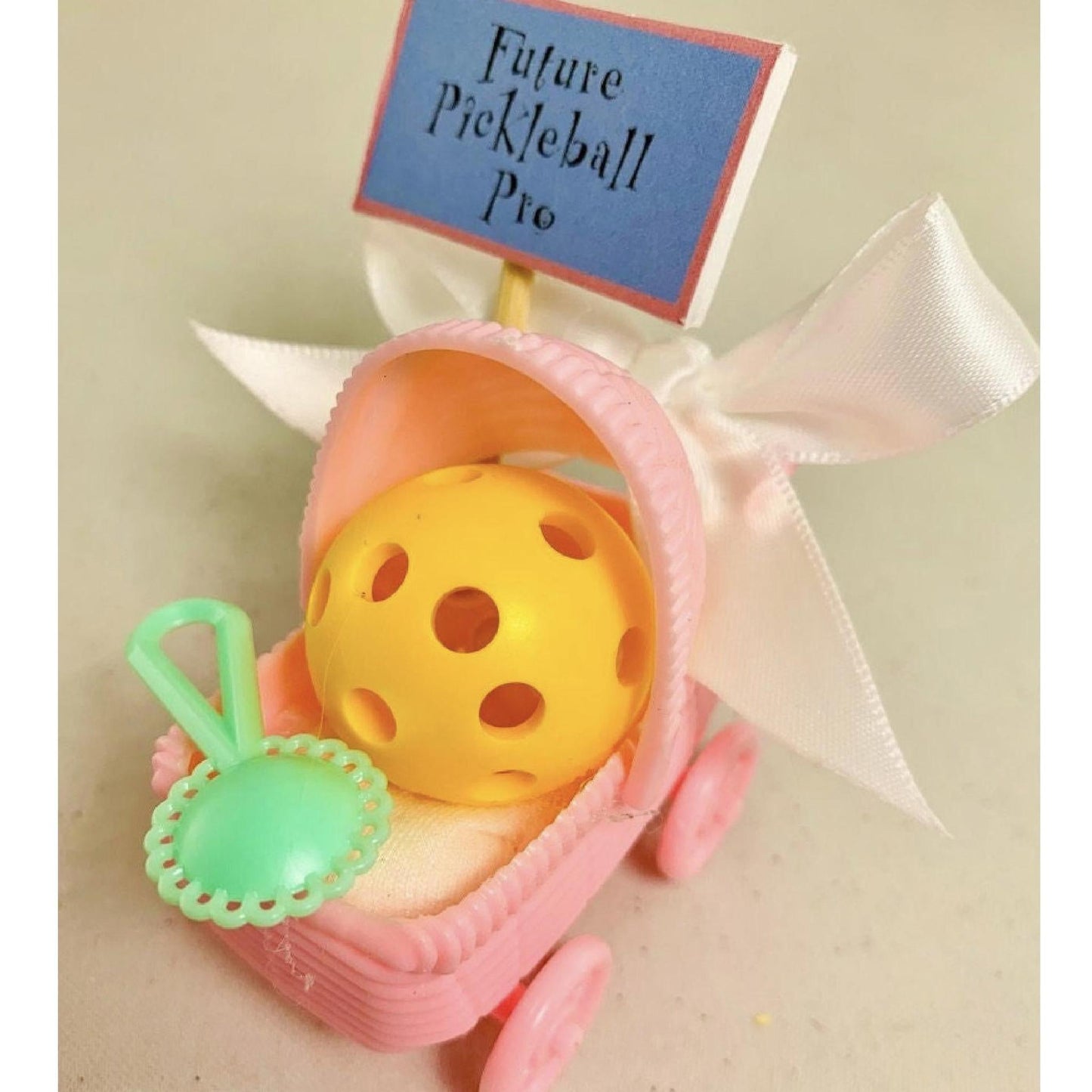 Pickleball Carriage Baby Shower Favors (Set Of 6) | Fun Pickleball Gifts