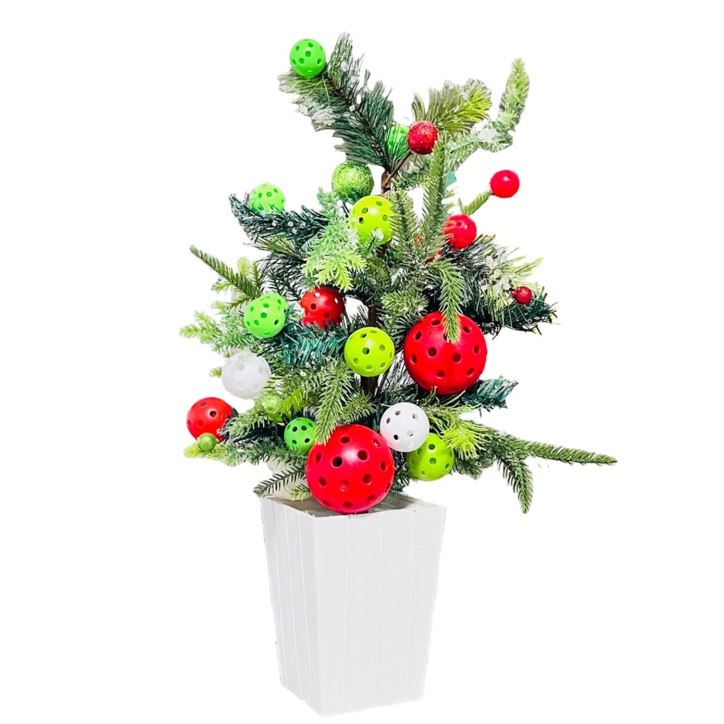 Pickleball Christmas Tree Centerpiece | Pickleball Christmas Gifts And Decor