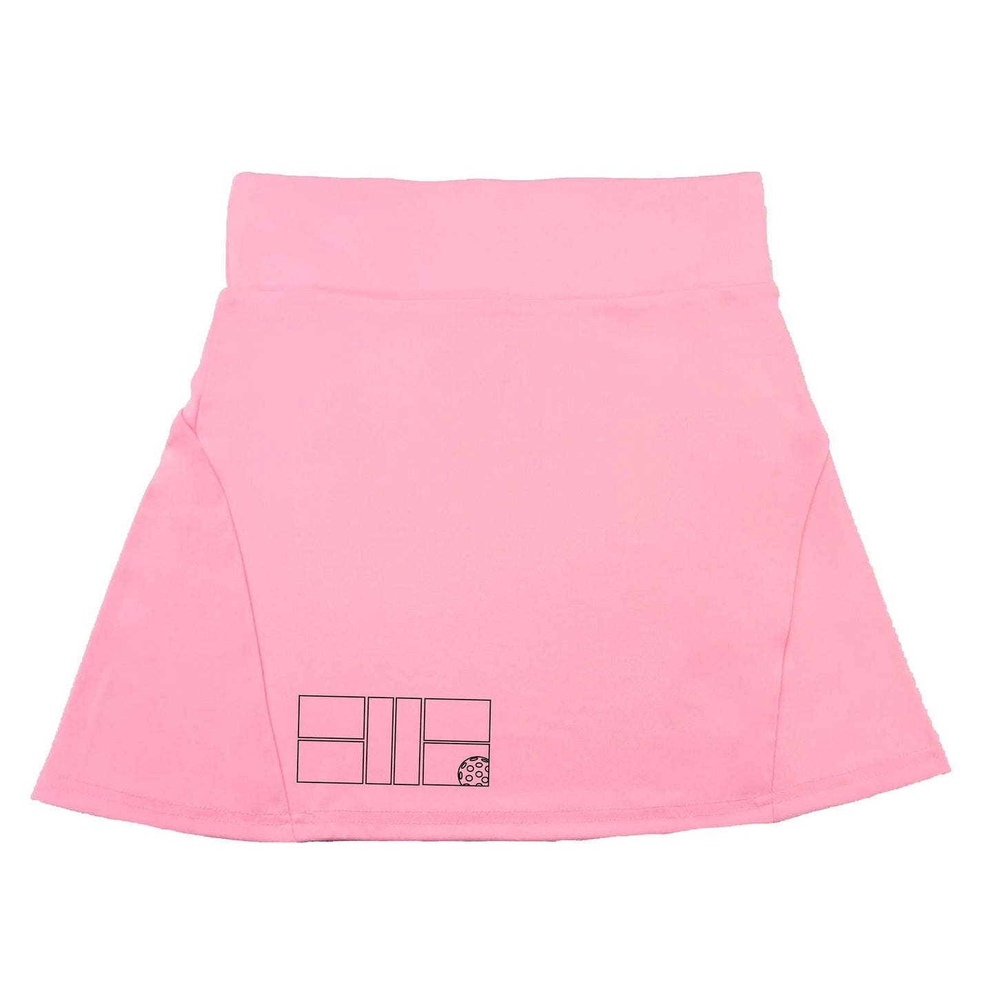 Pickleball Court (Black) | Women's Flirty Pickleball Skort