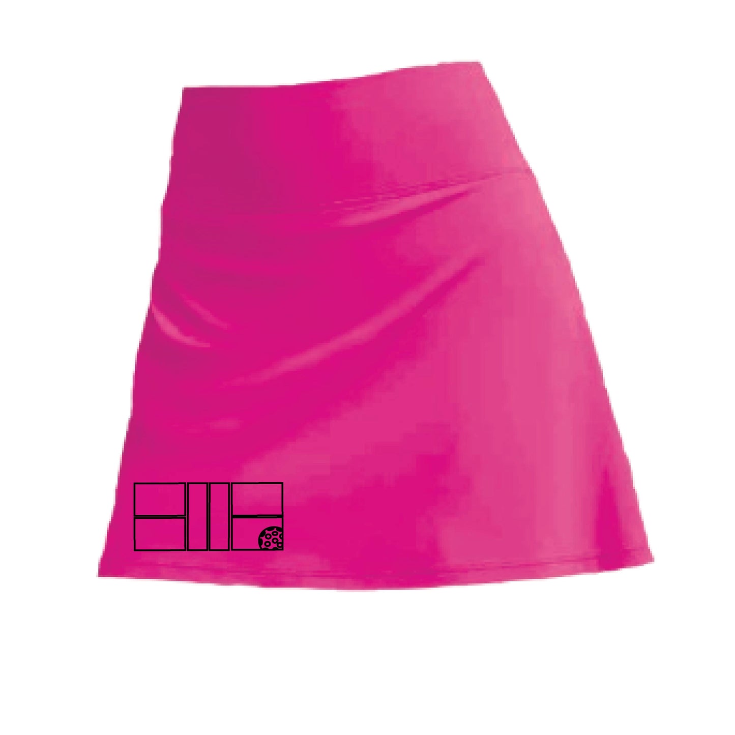 Pickleball Court (Black) | Women's Pickleball Skort