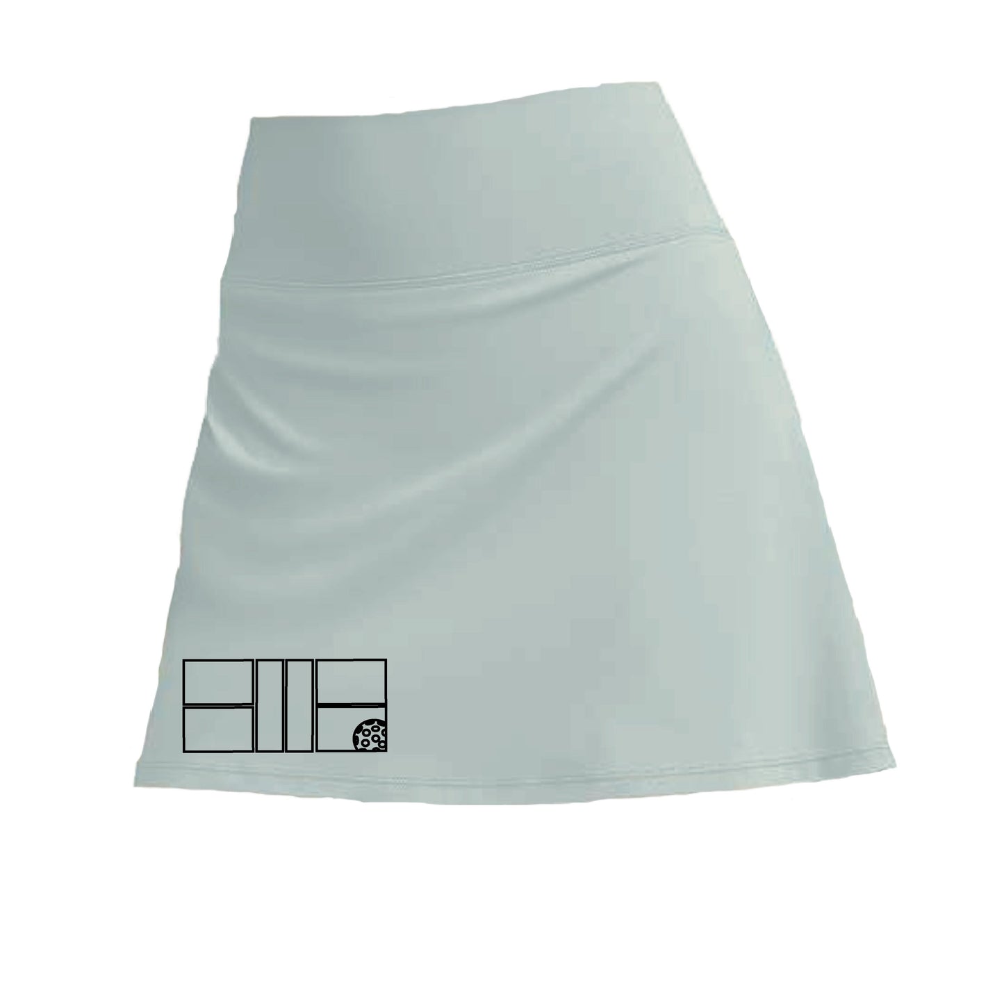 Pickleball Court (Black) | Women's Pickleball Skort