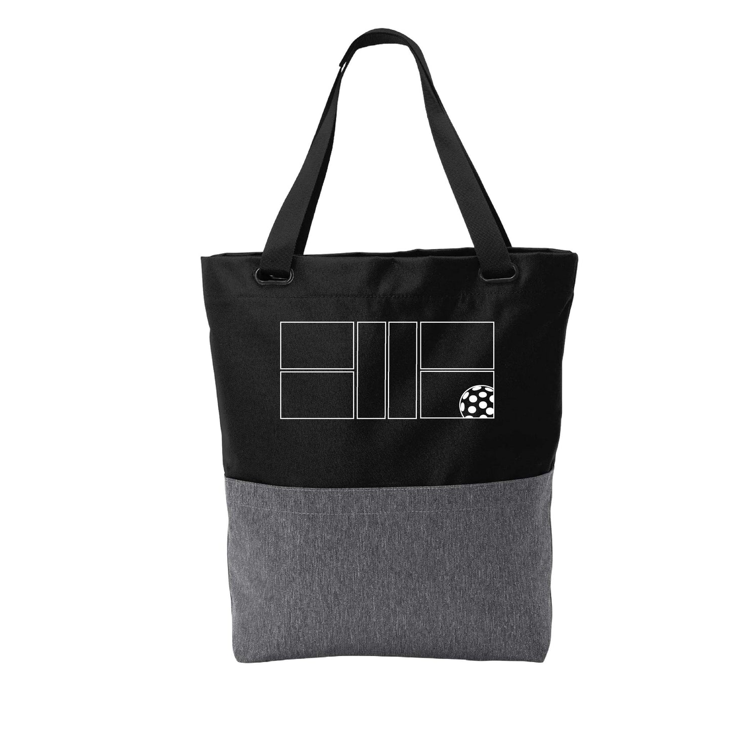 Pickleball Court | Pickleball Sports Convertible Tote Bag | Medium Size Court Tote Bag