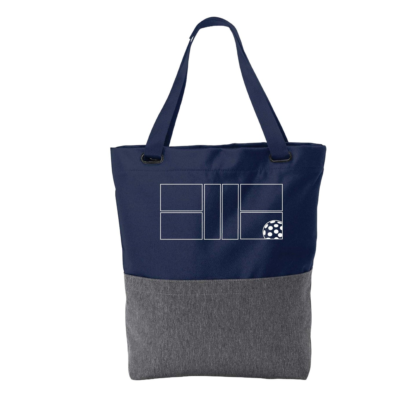 Pickleball Court | Pickleball Sports Convertible Tote Bag | Medium Size Court Tote Bag