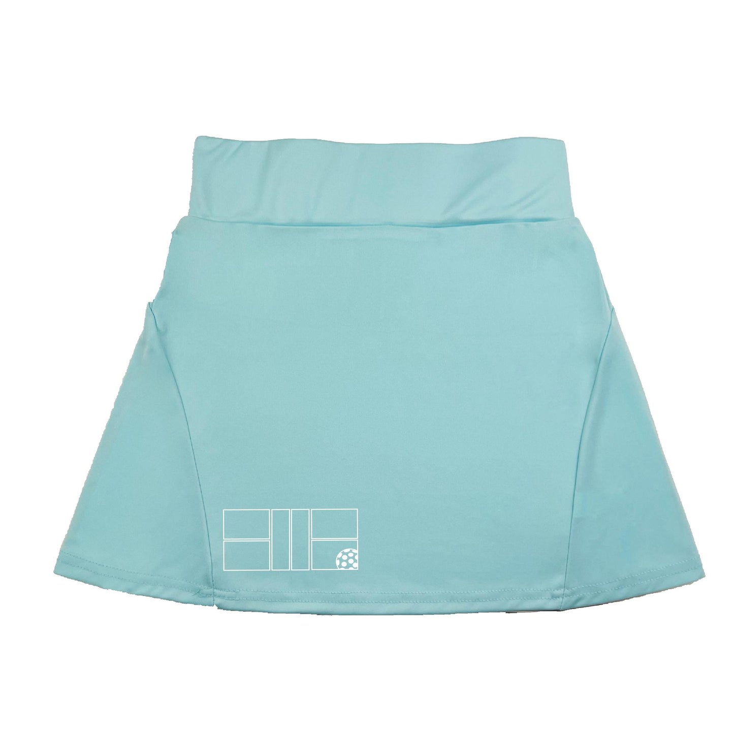 Pickleball Court (White) | Women's Flirty Pickleball Skort
