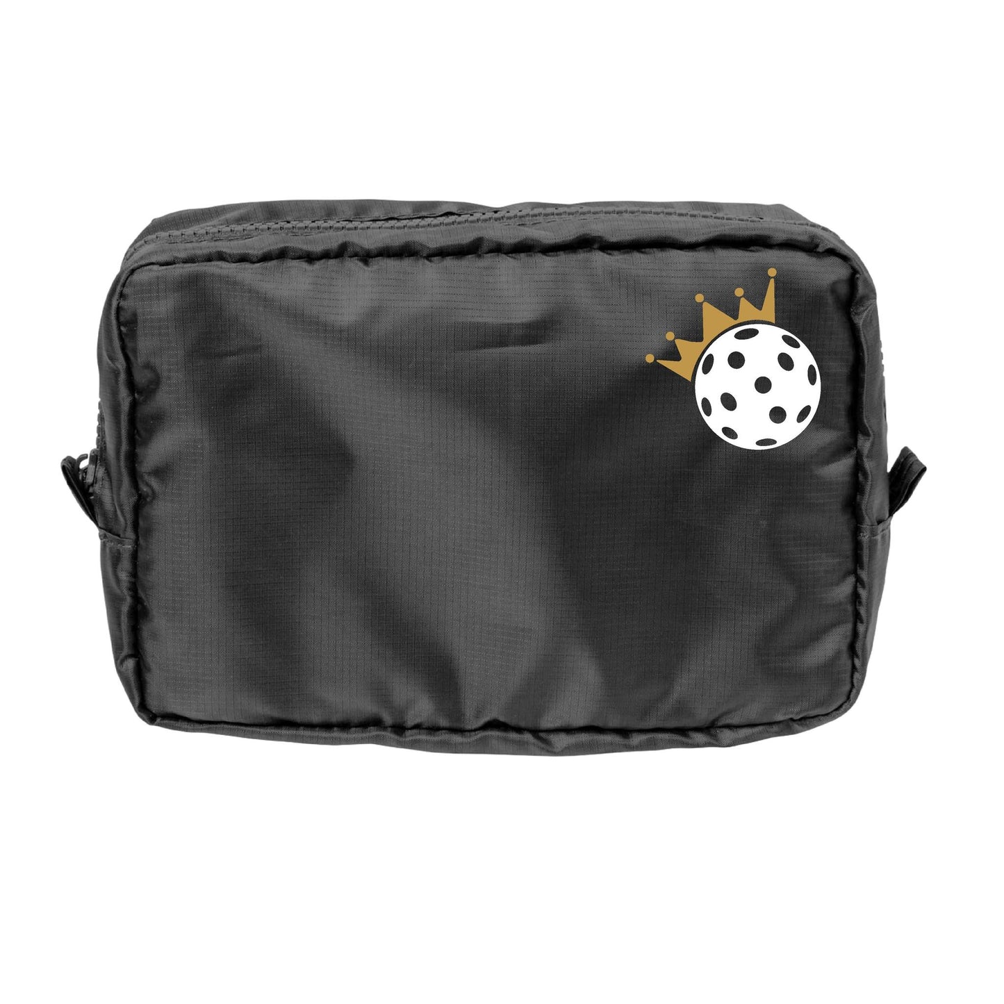 Pickleball Crown | Pickleball Dimensional Cosmetic Pouch Bag | Small Size Court Dimensional Bag