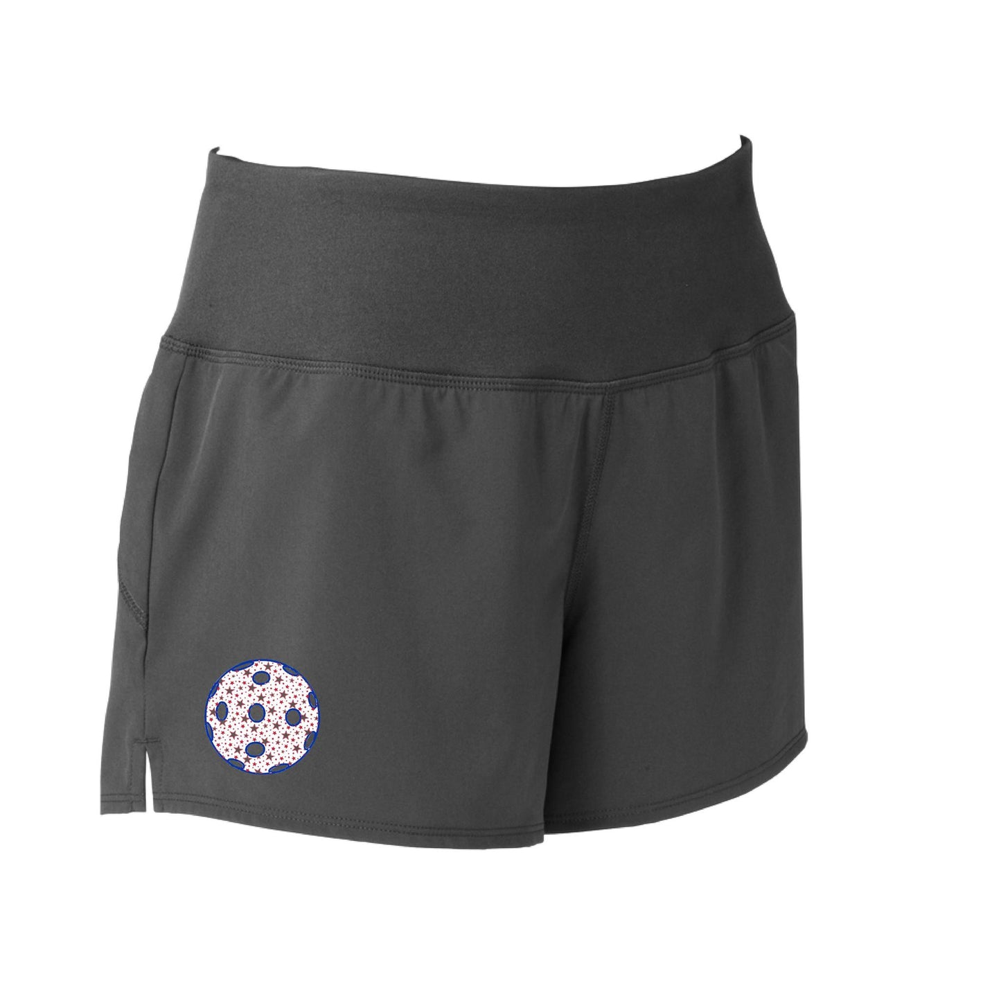 Pickleball Customizable (Colors Cyan, Green, Orange, Pink, Star) | Women's Pickleball Shorts
