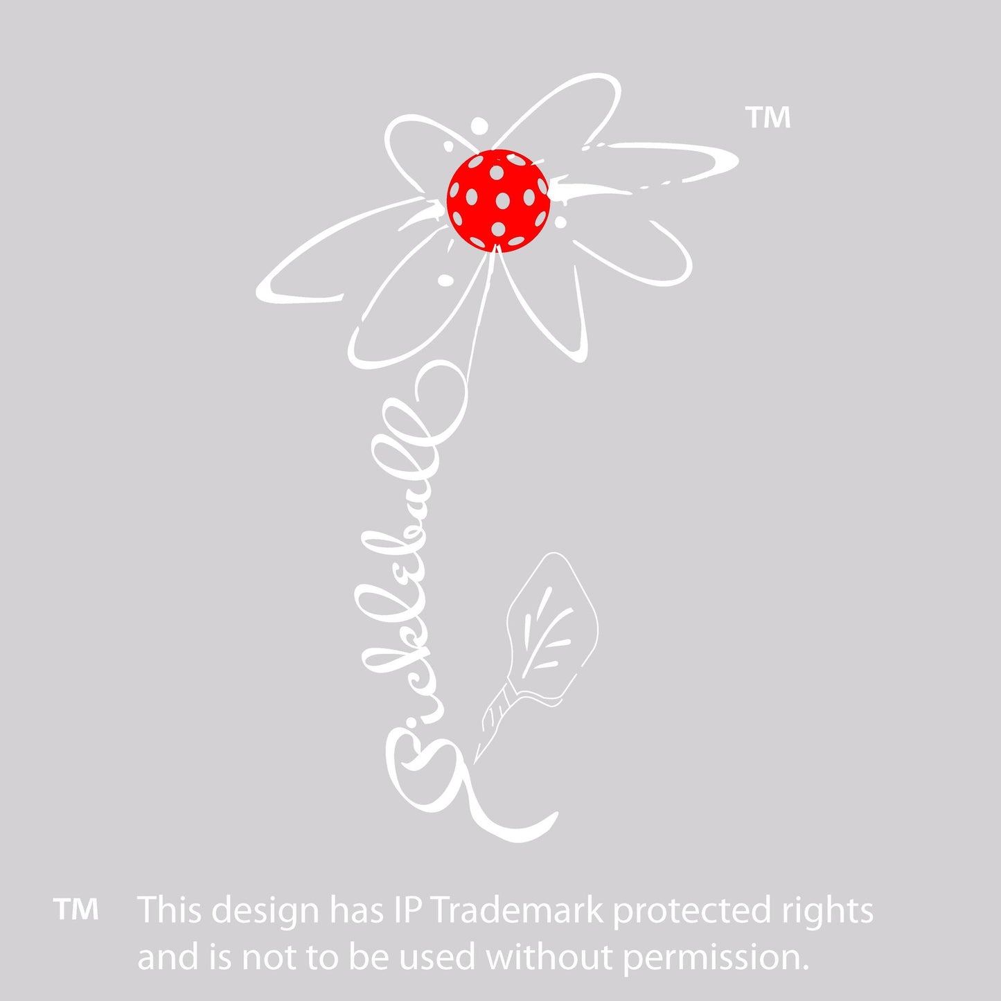 Pickleball Flower (Customizable) | Pickleball Tumbler | Fun Pickleball Gifts