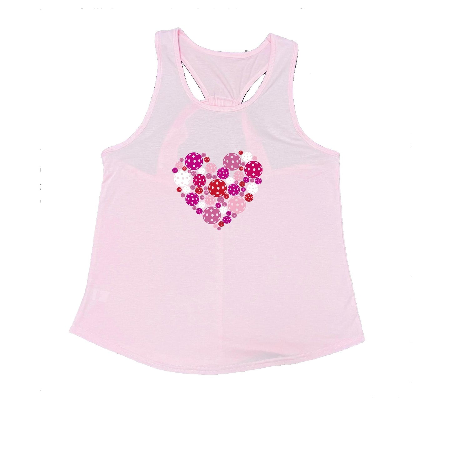 Pickleball Heart | Clearance Women's Open X-Back Pickleball Tank | Quick Dry Athletic Shirt