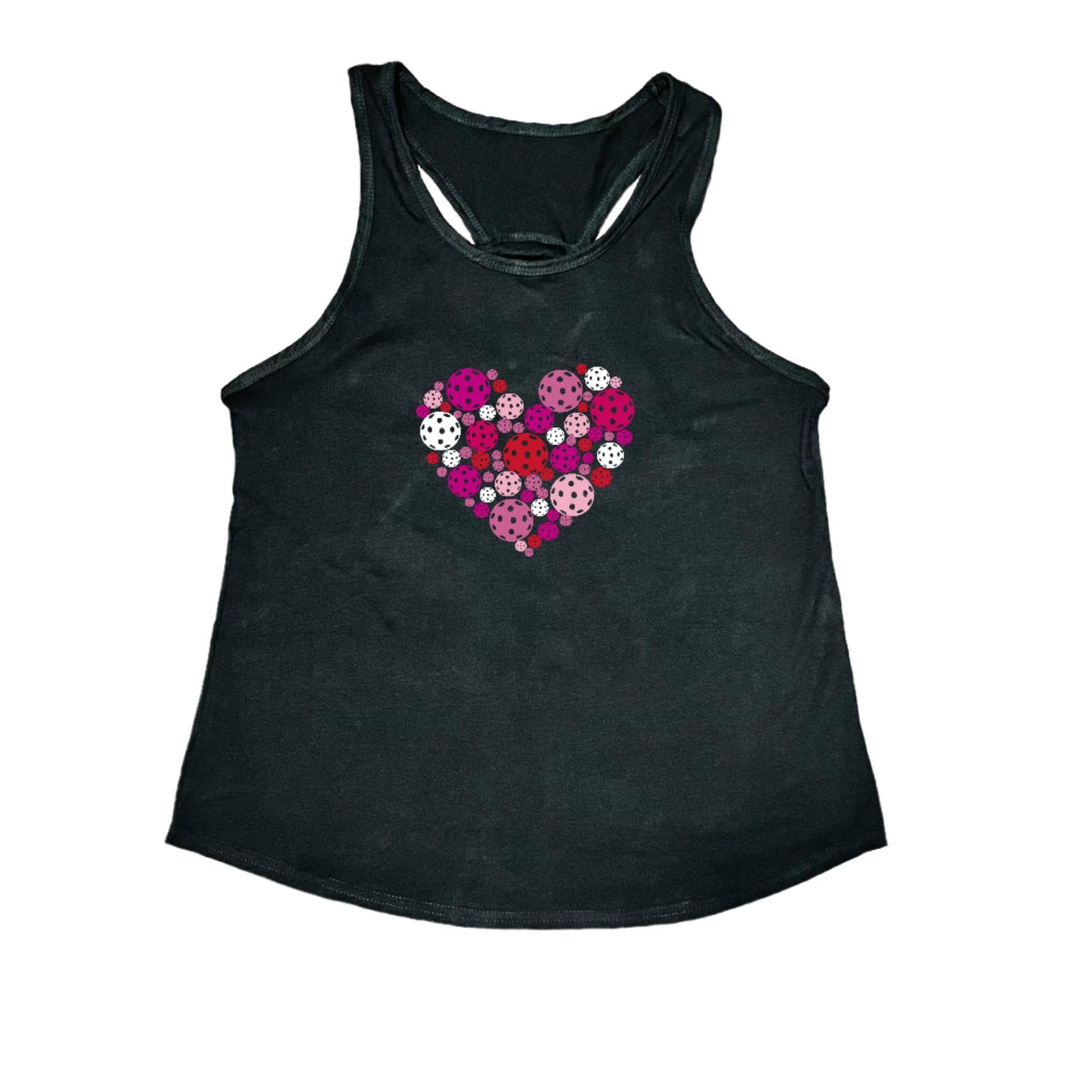 Pickleball Heart | Clearance Women's Open X-Back Pickleball Tank | Quick Dry Athletic Shirt