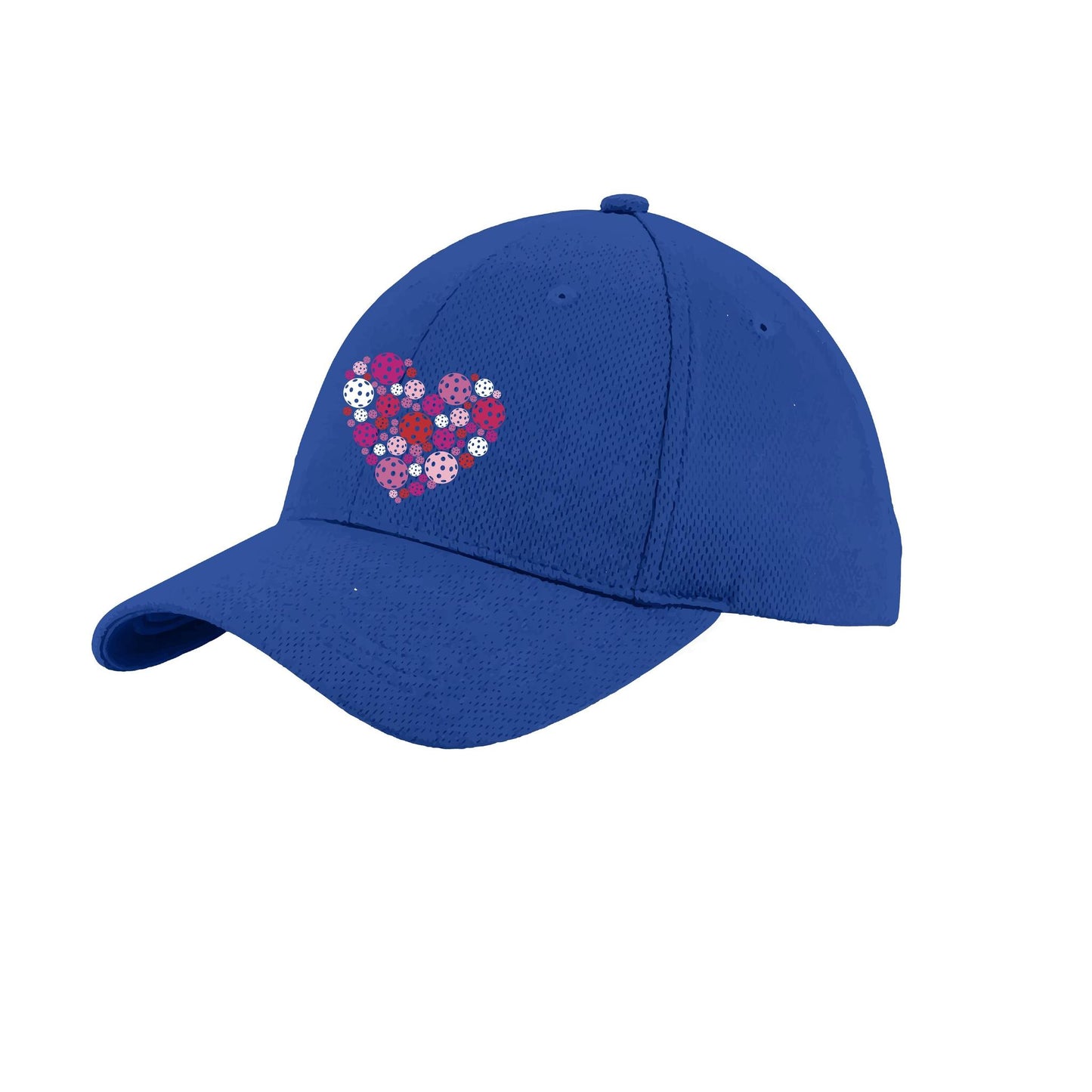 Pickleball Heart (Customizable) | Pickleball Hat | Moisture-Wicking 100% Polyester
