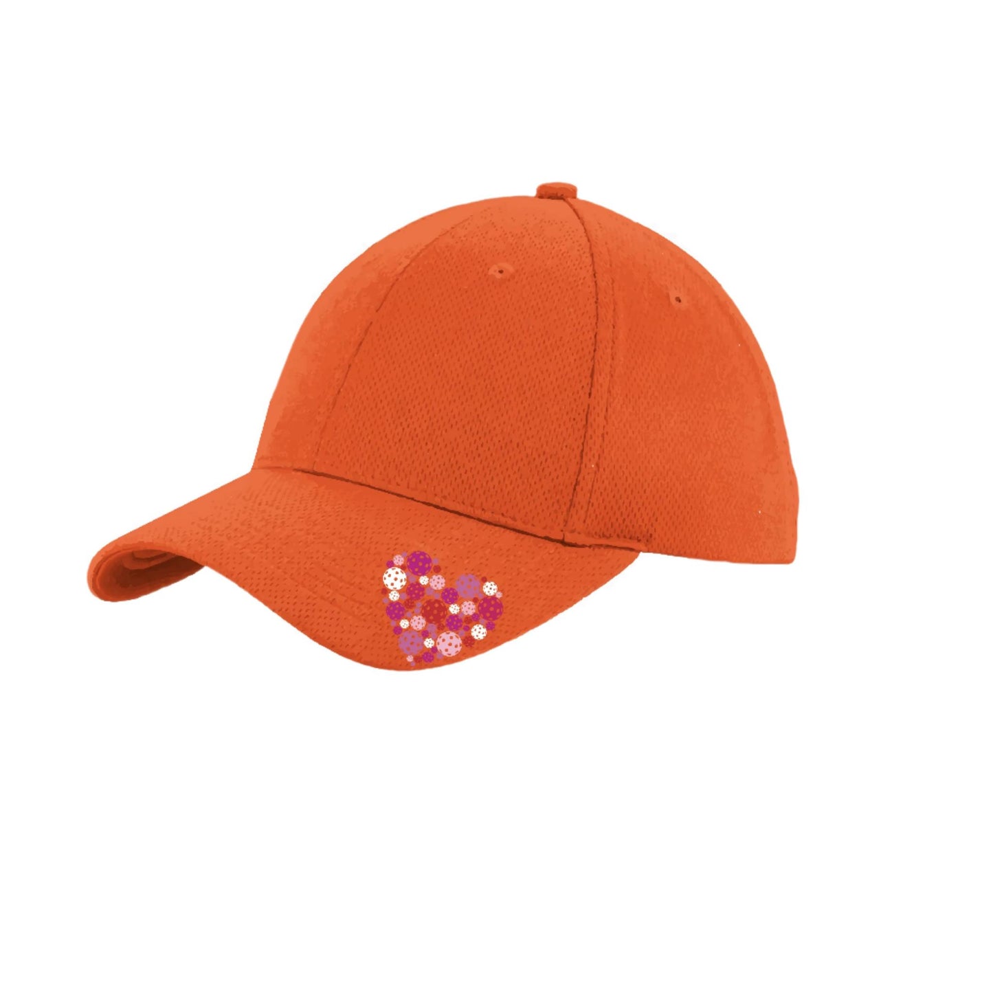 Pickleball Heart (Customizable) | Pickleball Hat | Moisture-Wicking 100% Polyester