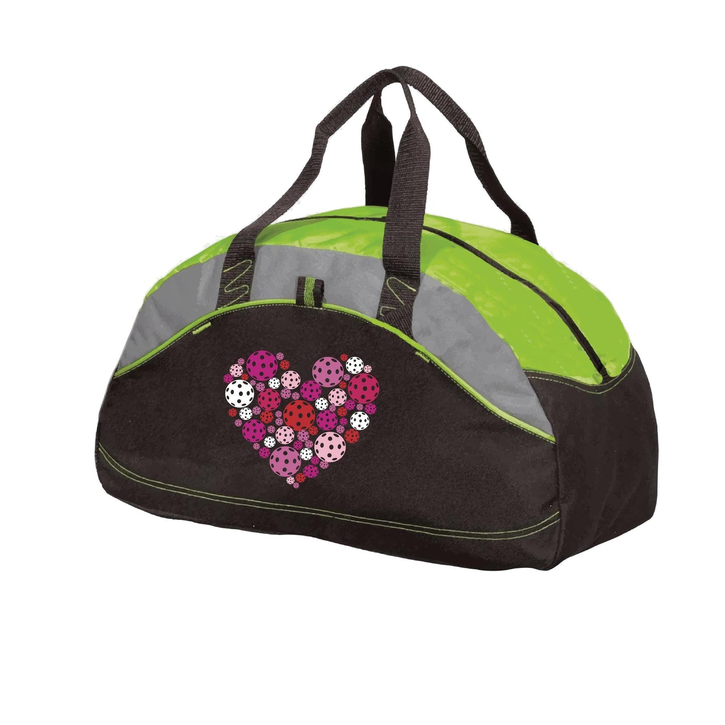 Pickleball Heart | Pickleball Sports Duffel | Medium Size Court Bag