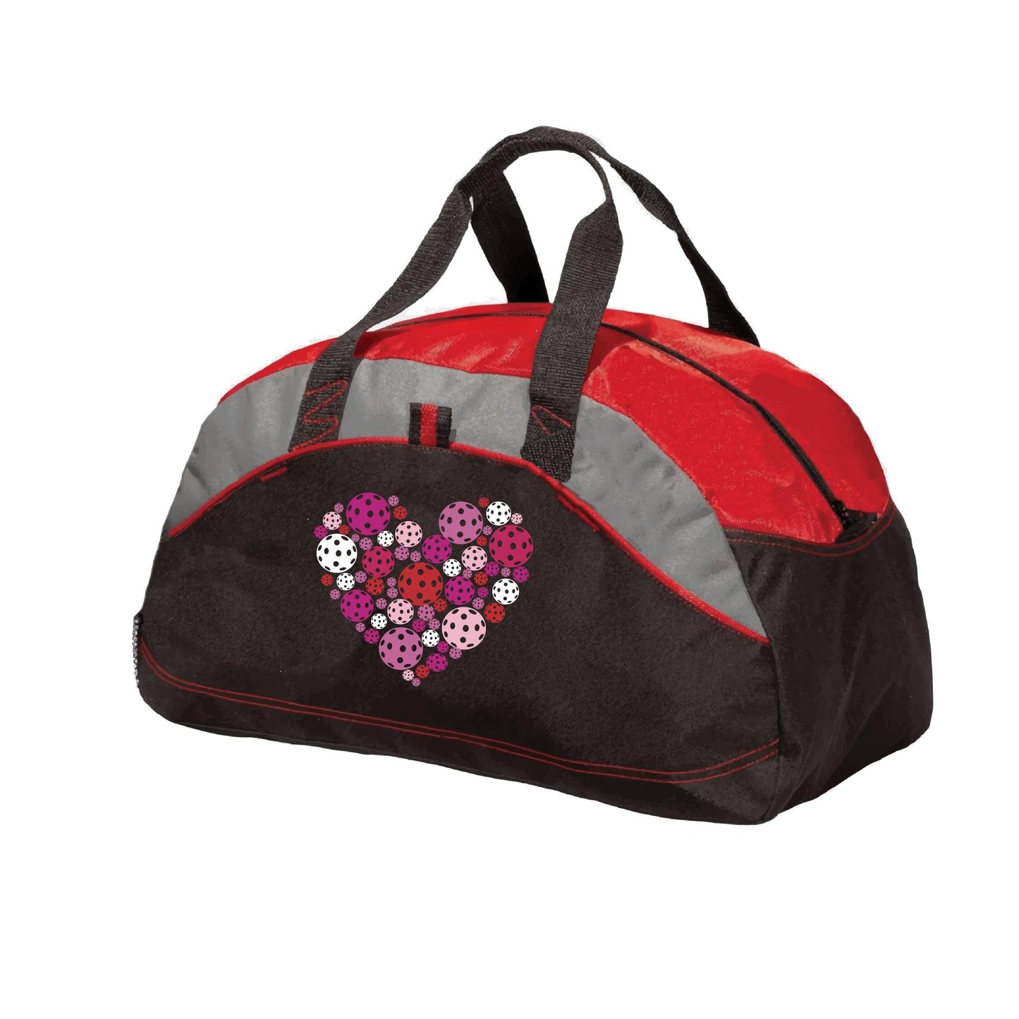 Pickleball Heart | Pickleball Sports Duffel | Medium Size Court Bag