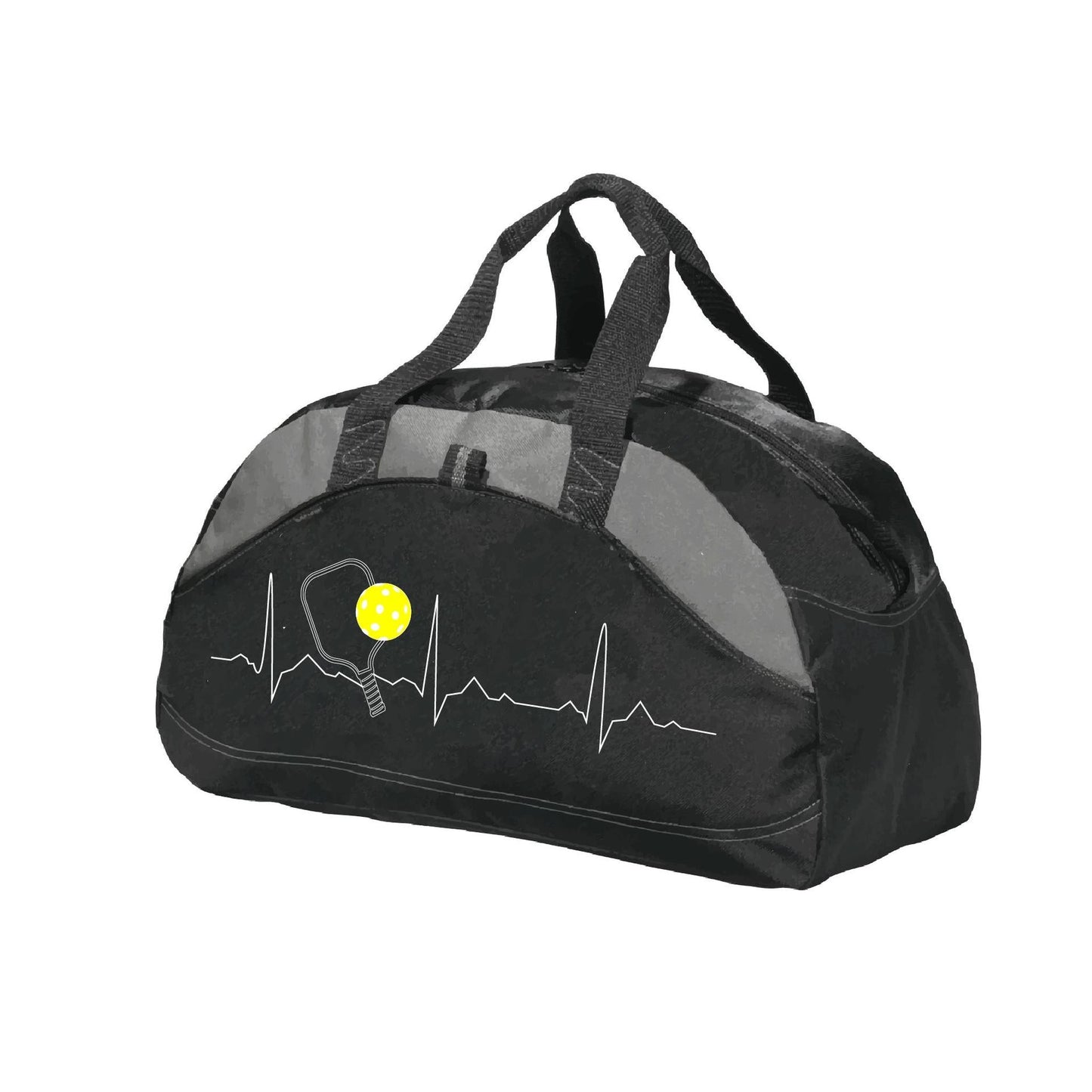 Pickleball Heartbeat EKG | Pickleball Sports Duffel | Medium Size Court Bag