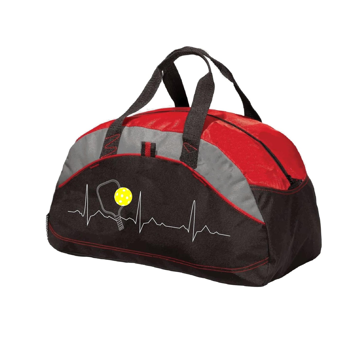 Pickleball Heartbeat EKG | Pickleball Sports Duffel | Medium Size Court Bag