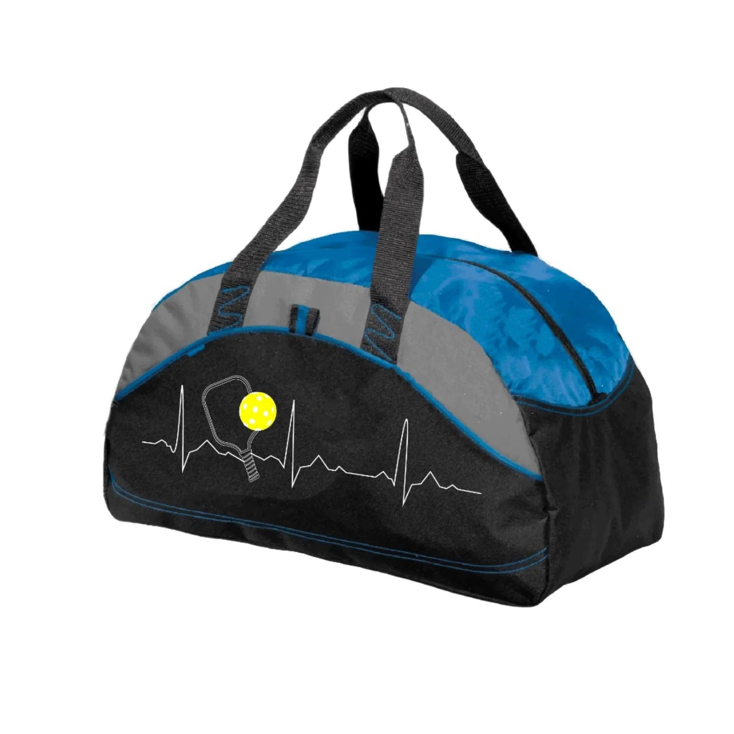 Pickleball Heartbeat EKG | Pickleball Sports Duffel | Medium Size Court Bag