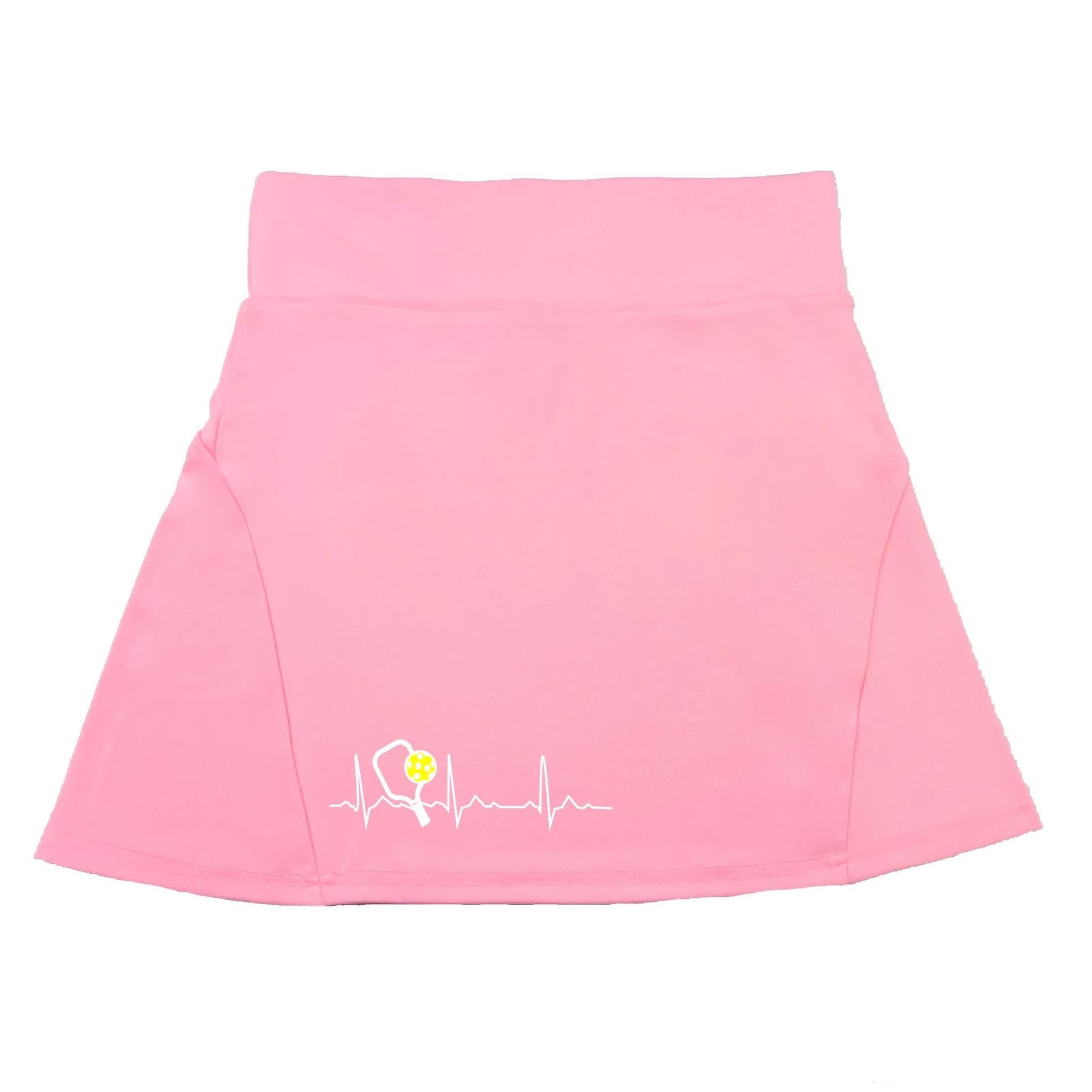 Pickleball Heartbeat EKG | Women's Flirty Pickleball Skort