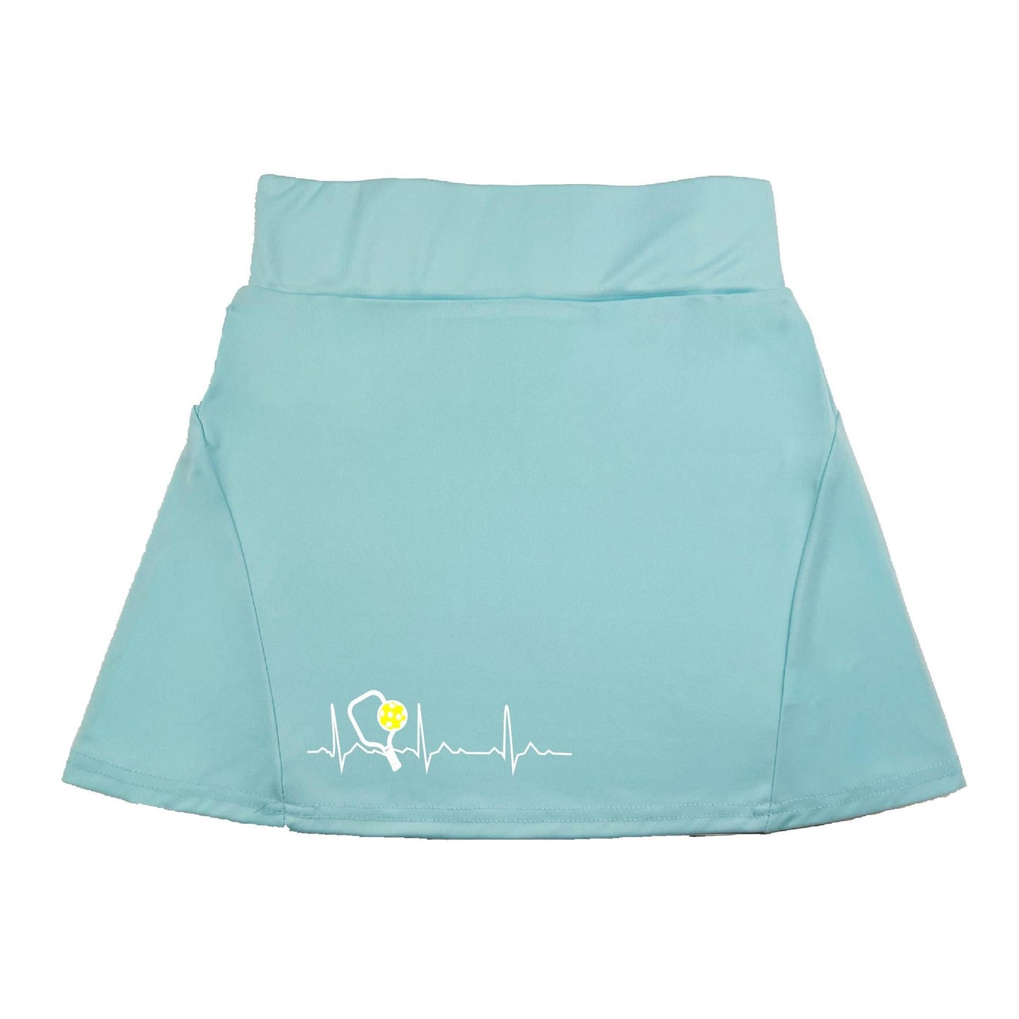 Pickleball Heartbeat EKG | Women's Flirty Pickleball Skort