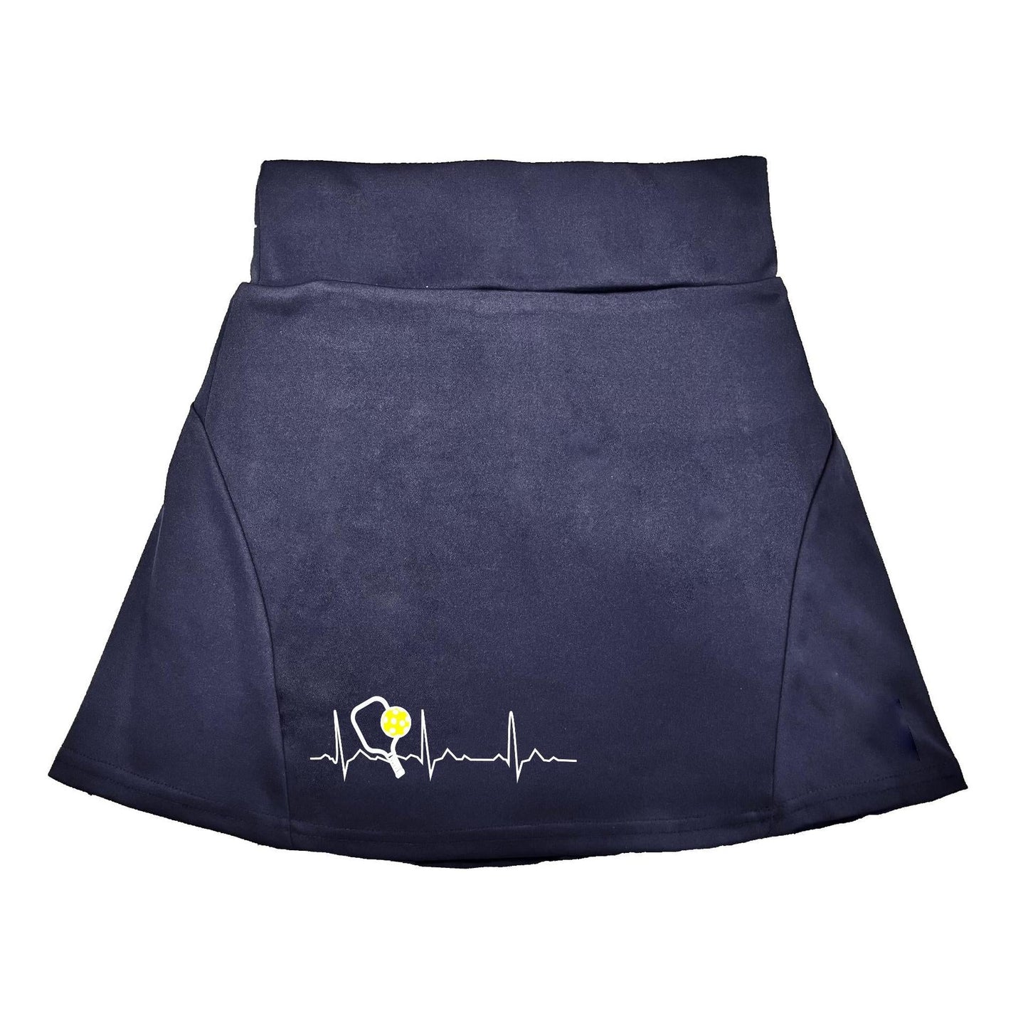 Pickleball Heartbeat EKG | Women's Flirty Pickleball Skort