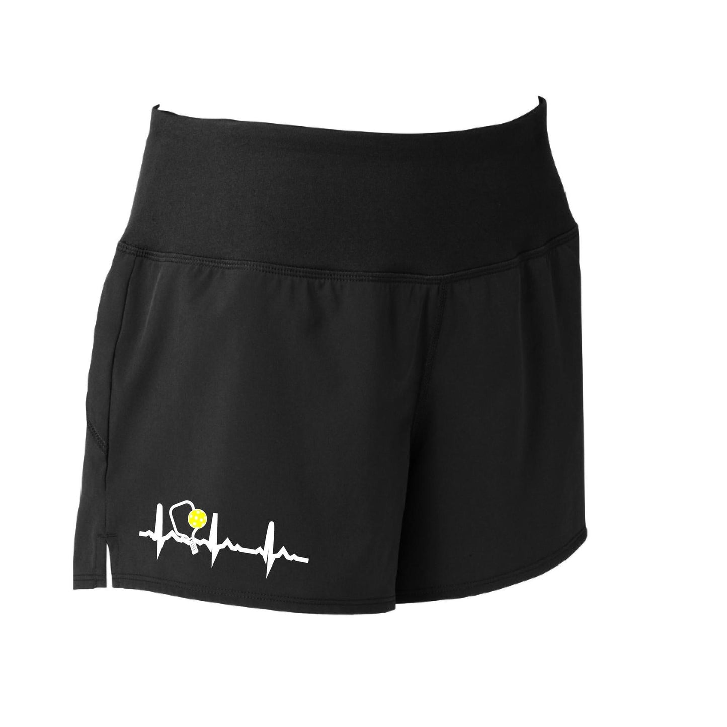 Pickleball Heartbeat EKG | Women's Pickleball Shorts
