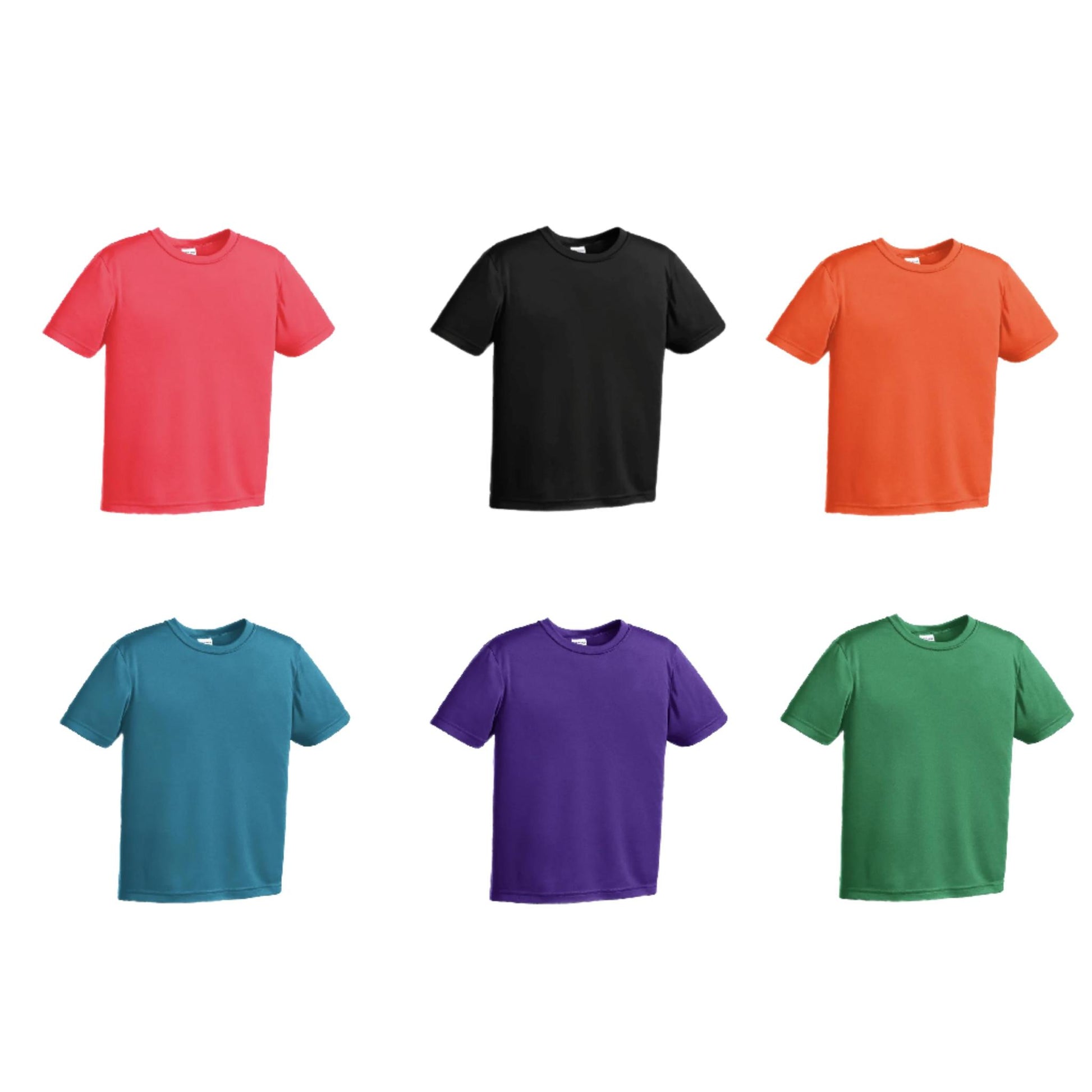 Pickleball Heartbeat EKG | Youth Short Sleeve Pickleball Performance T-Shirts | 100% Polyester