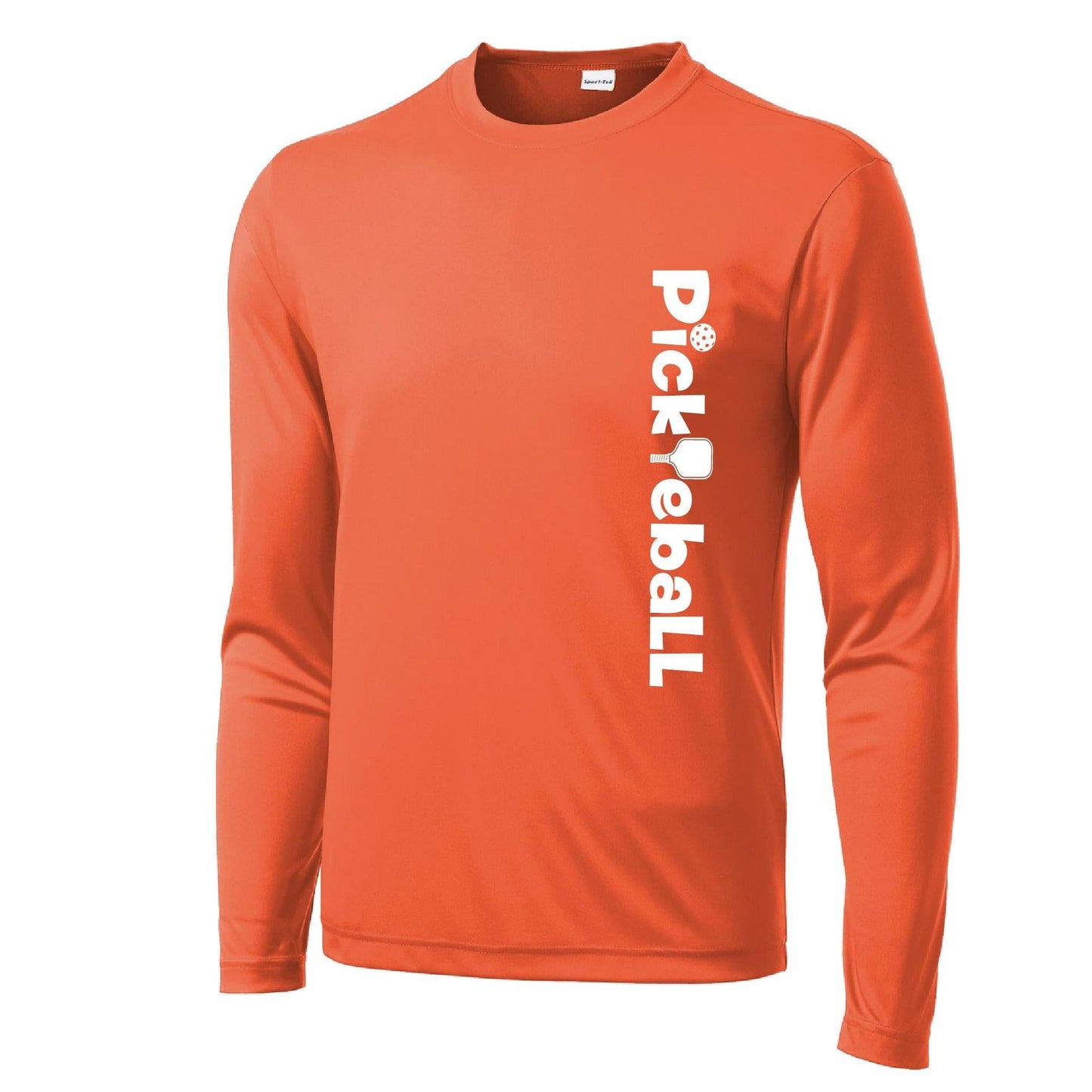 Pickleball Horizontal (Customizable) | Men’s Long Sleeve Athletic Performance T-Shirts | 100% Polyester
