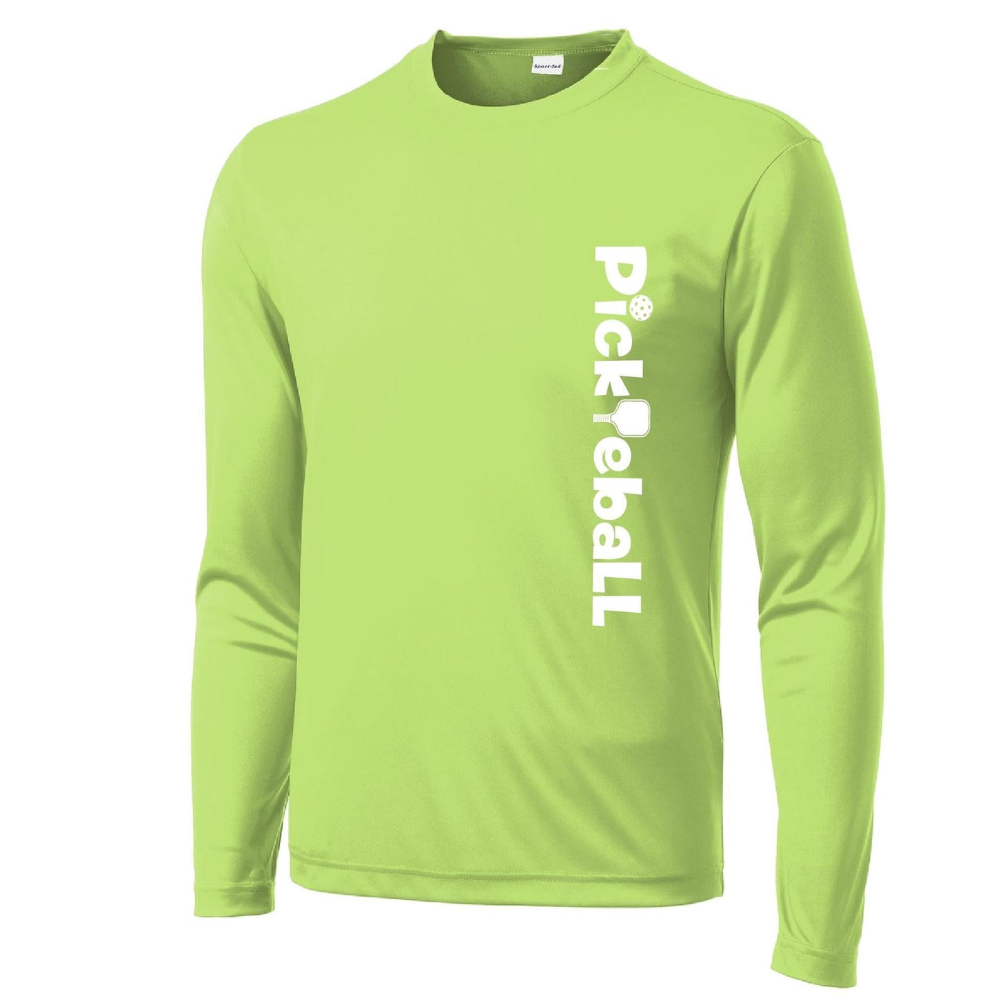 Pickleball Horizontal (Customizable) | Men’s Long Sleeve Athletic Performance T-Shirts | 100% Polyester