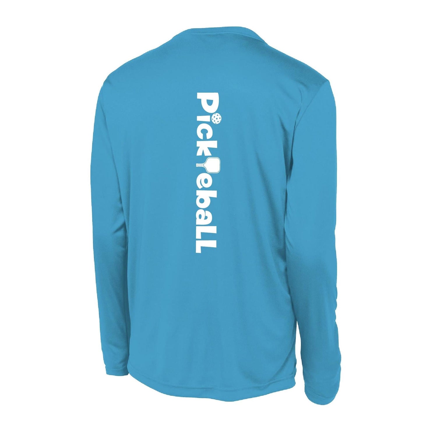 Pickleball Horizontal (Customizable) | Men’s Long Sleeve Athletic Performance T-Shirts | 100% Polyester