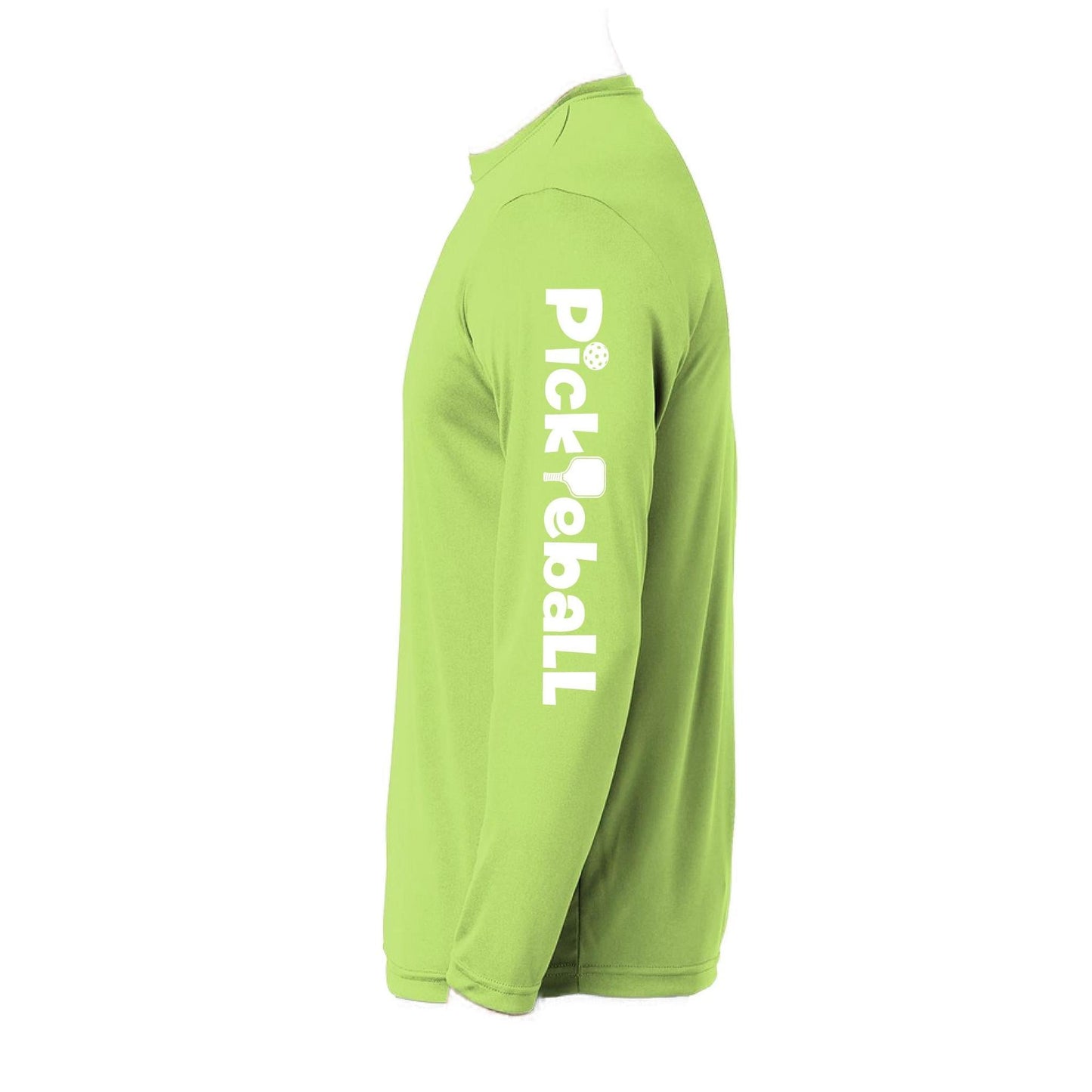 Pickleball Horizontal (Customizable) | Men’s Long Sleeve Athletic Performance T-Shirts | 100% Polyester