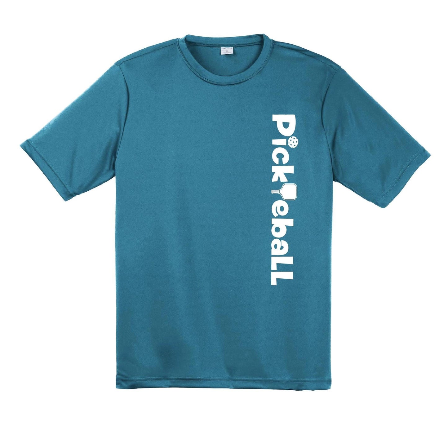 Pickleball Horizontal (Customizable) | Men’s Short Sleeve Athletic Performance T-Shirts | 100% Polyester