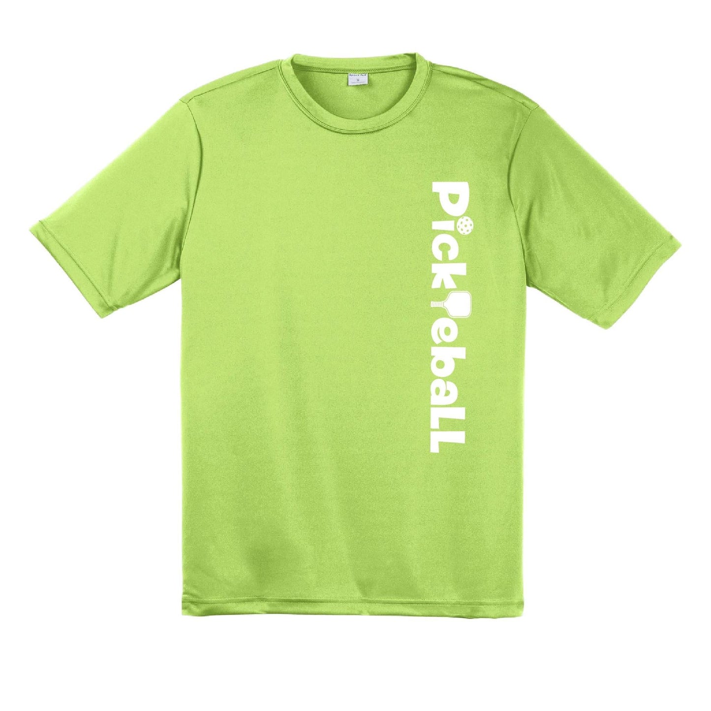 Pickleball Horizontal (Customizable) | Men’s Short Sleeve Athletic Performance T-Shirts | 100% Polyester