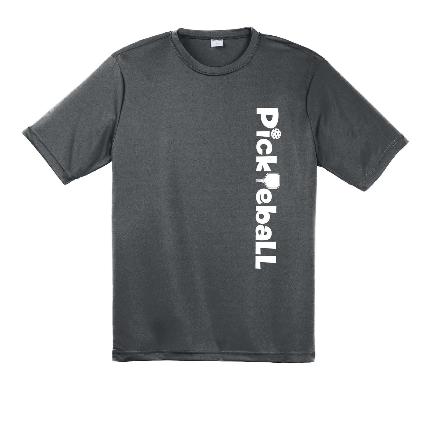 Pickleball Horizontal (Customizable) | Men’s Short Sleeve Athletic Performance T-Shirts | 100% Polyester