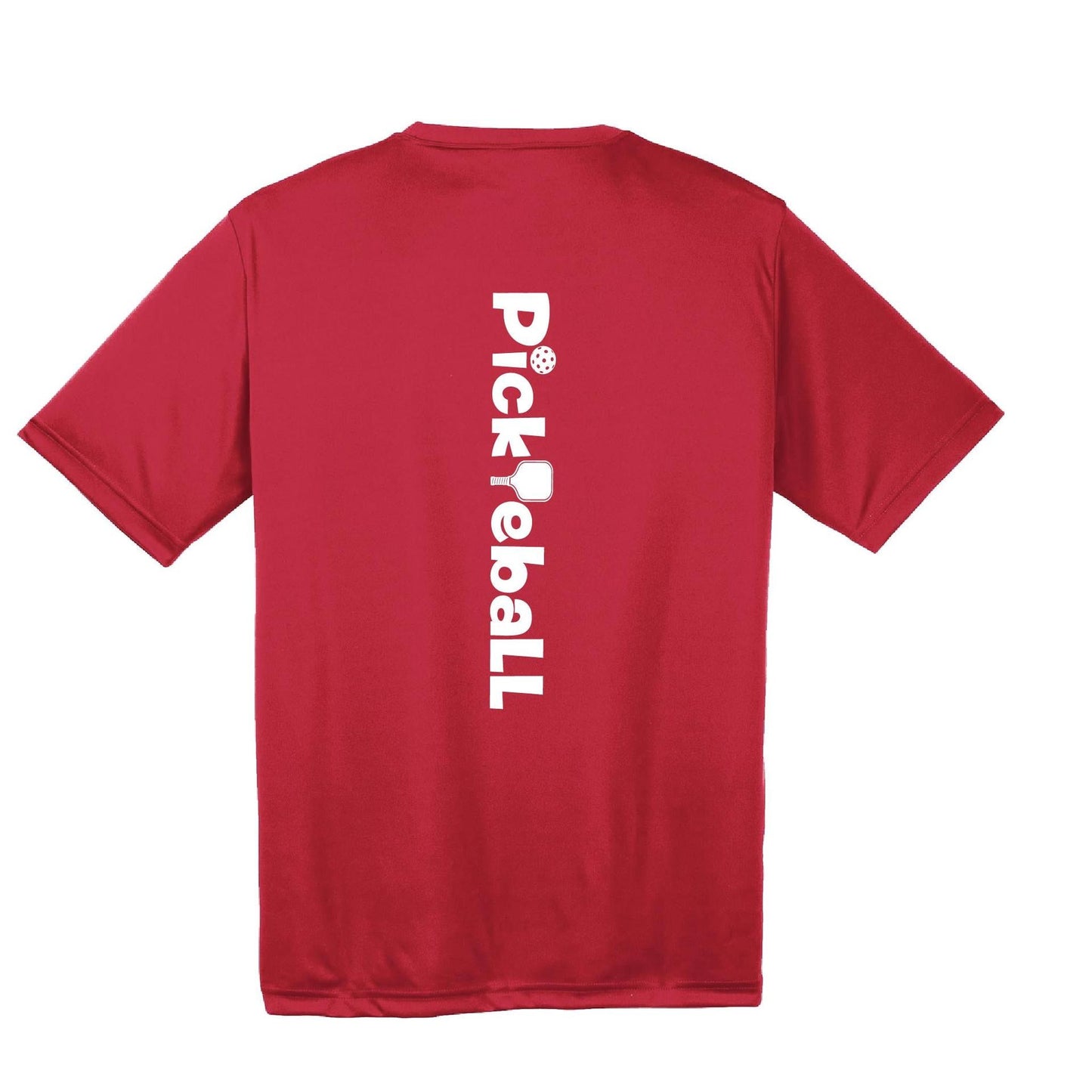 Pickleball Horizontal (Customizable) | Men’s Short Sleeve Athletic Performance T-Shirts | 100% Polyester