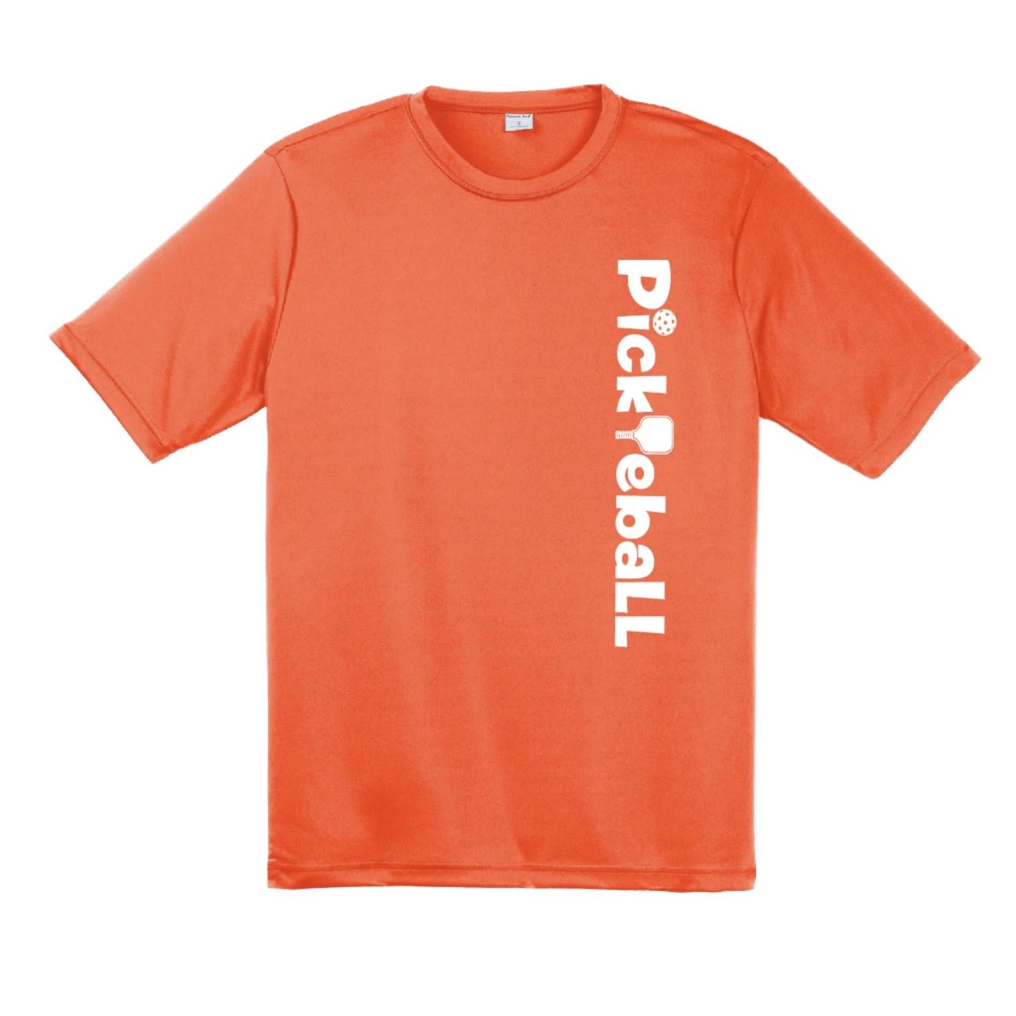 Pickleball Horizontal (Customizable) | Men’s Short Sleeve Athletic Performance T-Shirts | 100% Polyester