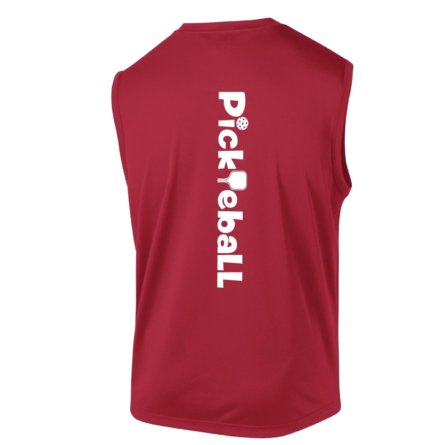 Pickleball Horizontal (Customizable) | Men’s Sleeveless Athletic Performance T-Shirts | 100% Polyester