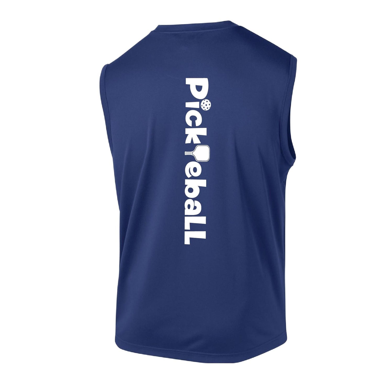 Pickleball Horizontal (Customizable) | Men’s Sleeveless Athletic Performance T-Shirts | 100% Polyester
